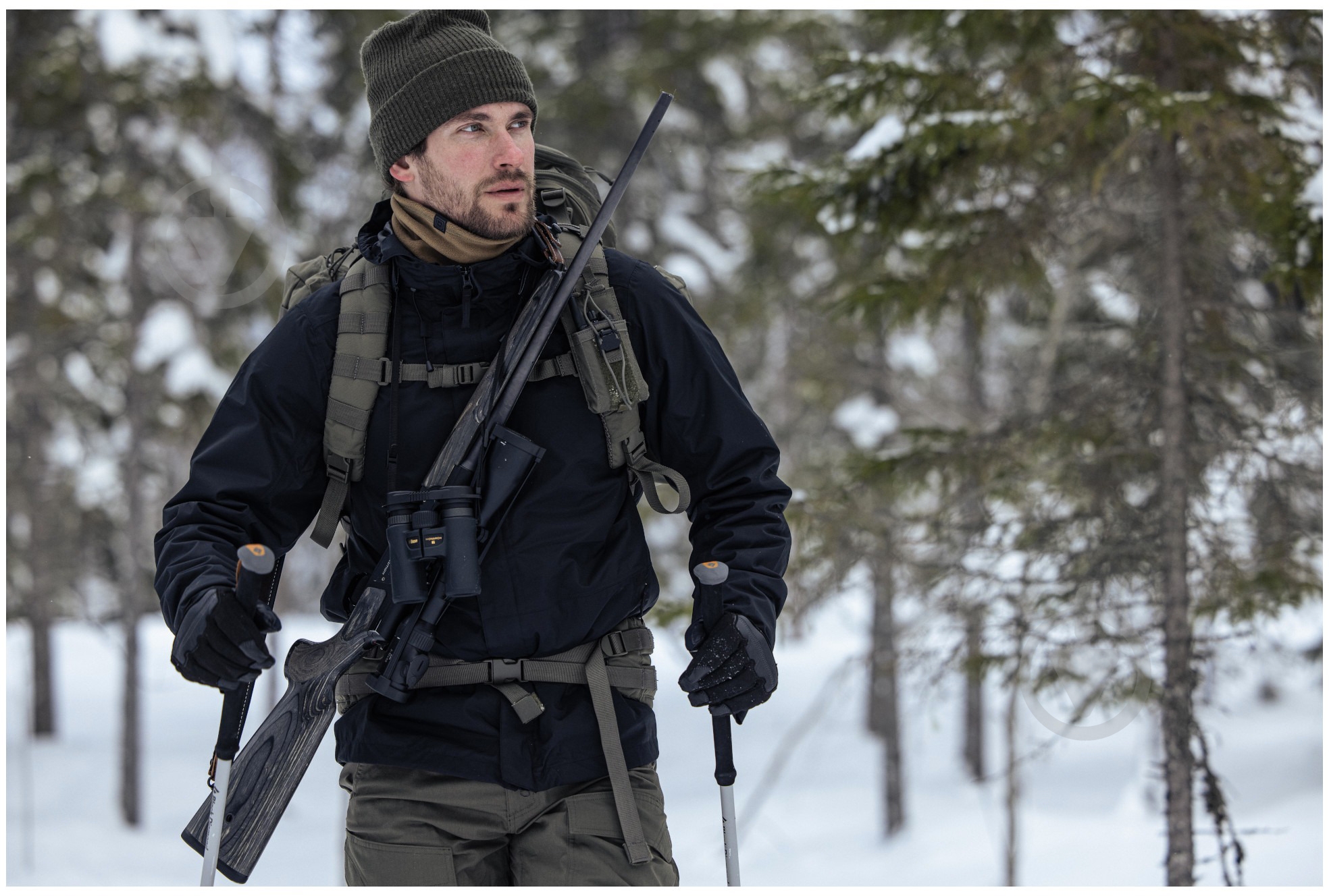 Куртка чоловіча демісезонна 5.11 Tactical штормова Exos Rain Shell 48370-019 48370-019 р.XXL [019] Black - фото 16