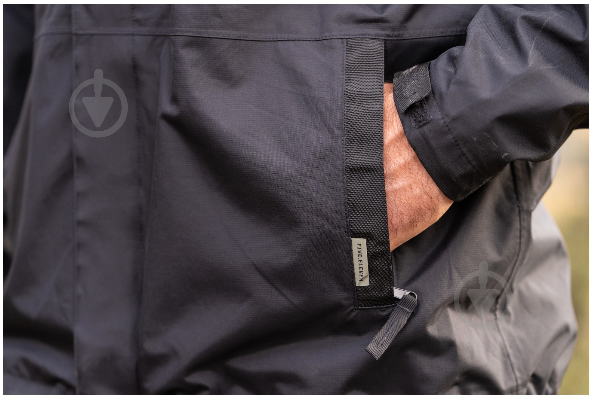 Куртка чоловіча демісезонна 5.11 Tactical штормова Exos Rain Shell 48370-019 48370-019 р.XXL [019] Black - фото 12