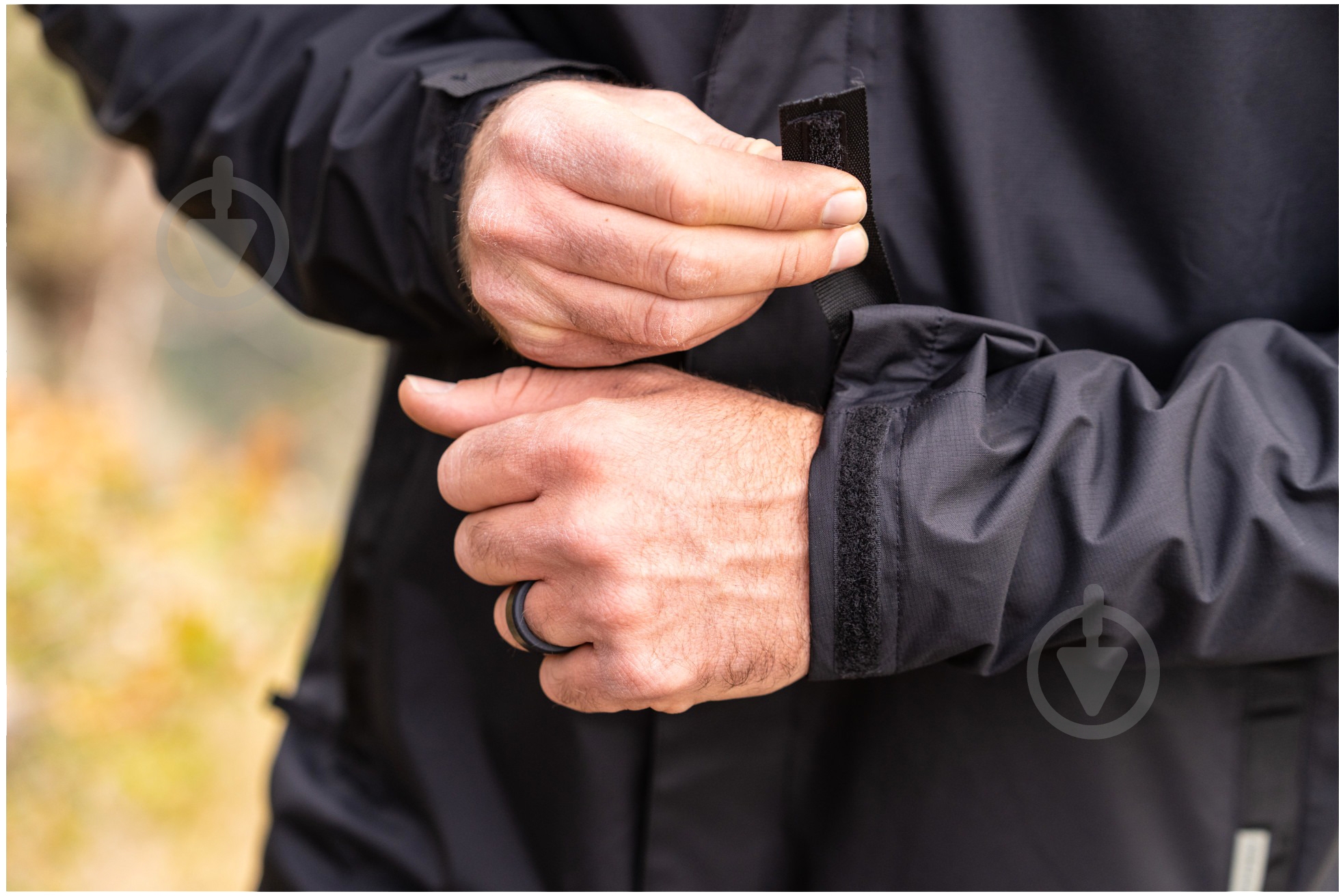 Куртка чоловіча демісезонна 5.11 Tactical штормова Exos Rain Shell 48370-019 48370-019 р.XXL [019] Black - фото 11