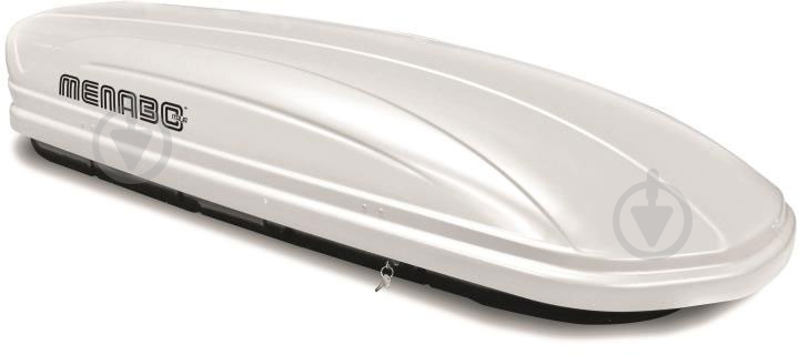 Аэродинамический бокс Menabo Mania 460 л white - фото 1