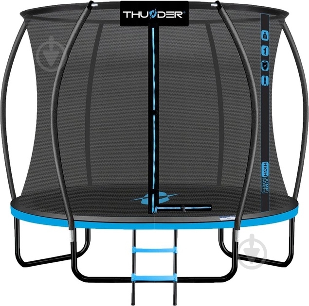 Батут с сеткой и лесенкой Thunder INSIDE-ULTRA-8FT BLUE - фото 1 Батут с сеткой и лесенкой Thunder INSIDE-ULTRA-8FT BLUE - фото 1
