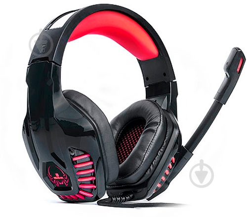 Гарнітура Real-el GDX-7650 black/red (EL124100043) - фото 2 Гарнітура Real-el GDX-7650 black/red (EL124100043) - фото 2