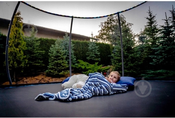 Батут с сеткой и лесенкой Thunder INSIDE-ELITE-6FT BLUE - фото 7