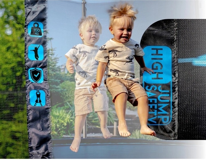 Батут с сеткой и лесенкой Thunder INSIDE-ELITE-10FT BLUE - фото 4 Батут с сеткой и лесенкой Thunder INSIDE-ELITE-10FT BLUE - фото 4