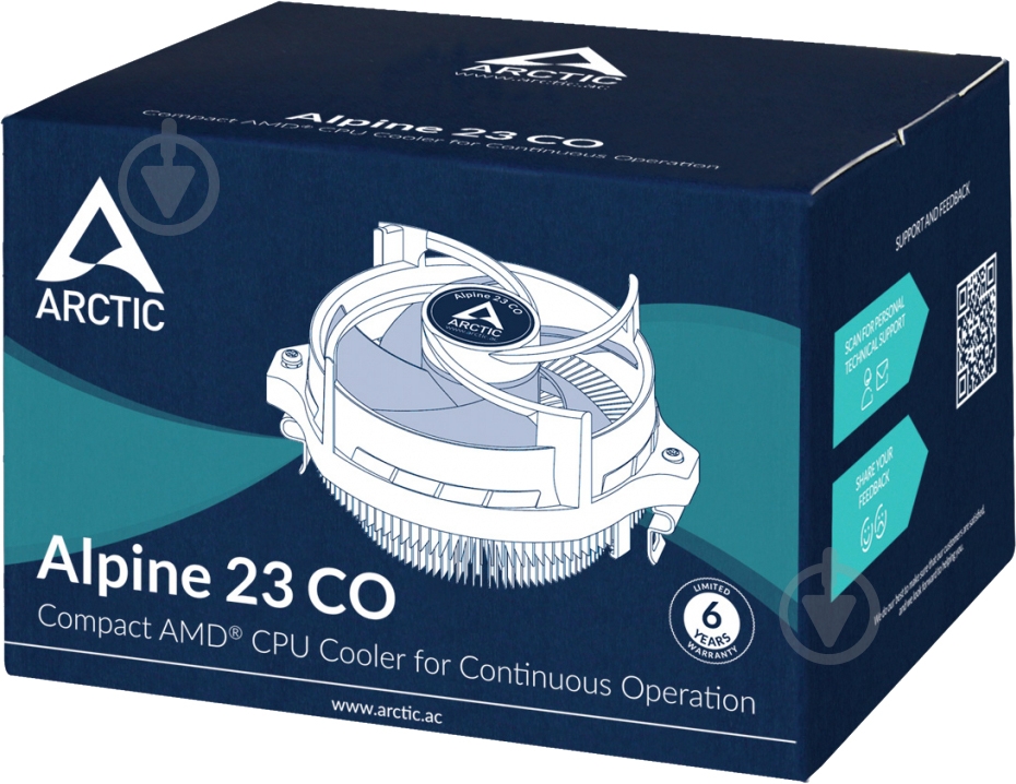 Процессорный кулер Arctic Alpine 23 СО (ACALP00036A) - фото 6