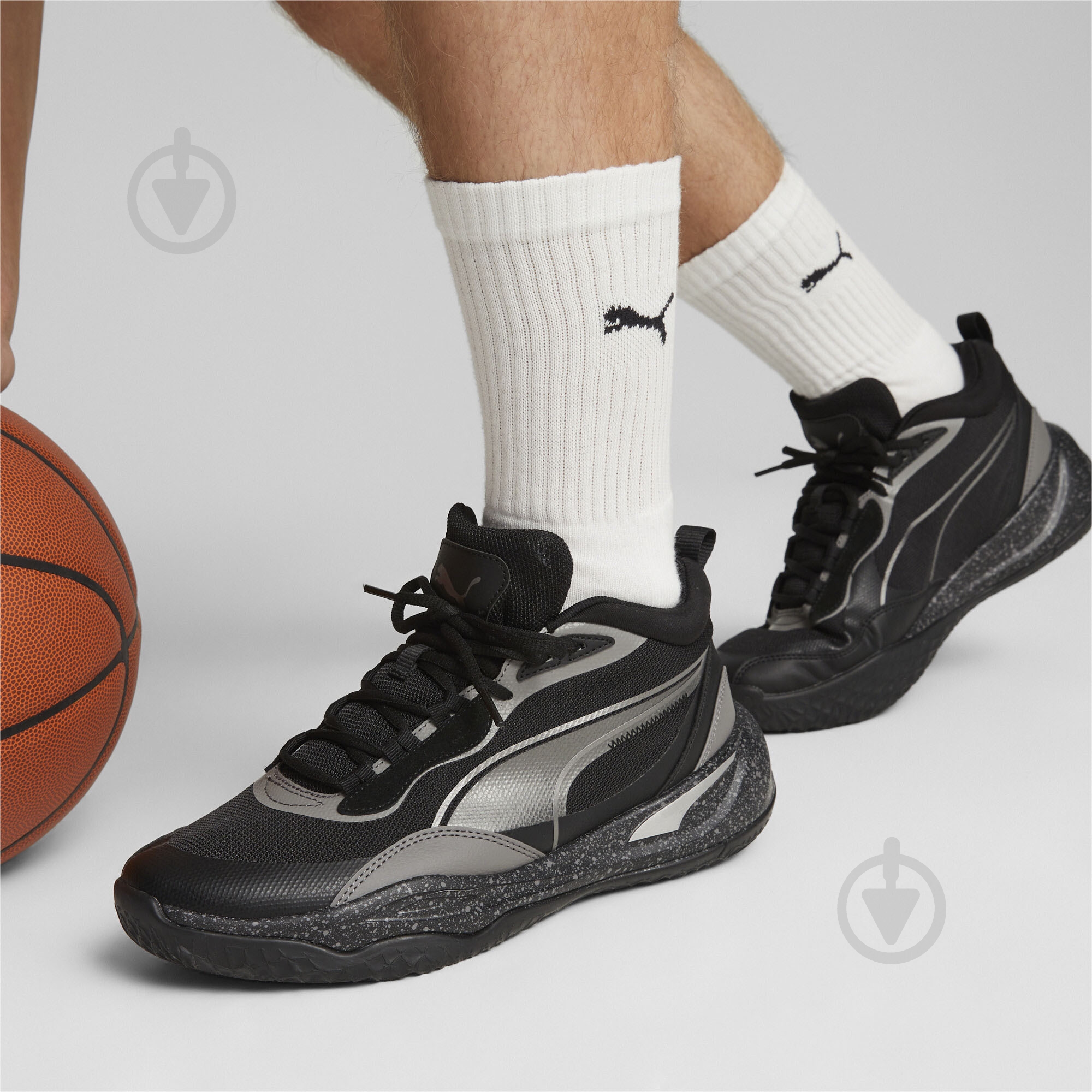 Кроссовки мужские демисезонные Puma PLAYMAKER PRO TROPHIES 37901401 р.41 черные - фото 7 Кроссовки мужские демисезонные Puma PLAYMAKER PRO TROPHIES 37901401 р.41 черные - фото 7