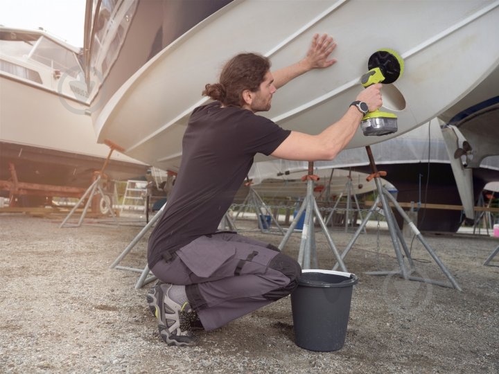 Щеточная шлифмашина RYOBI R18CPS-0 - фото 5