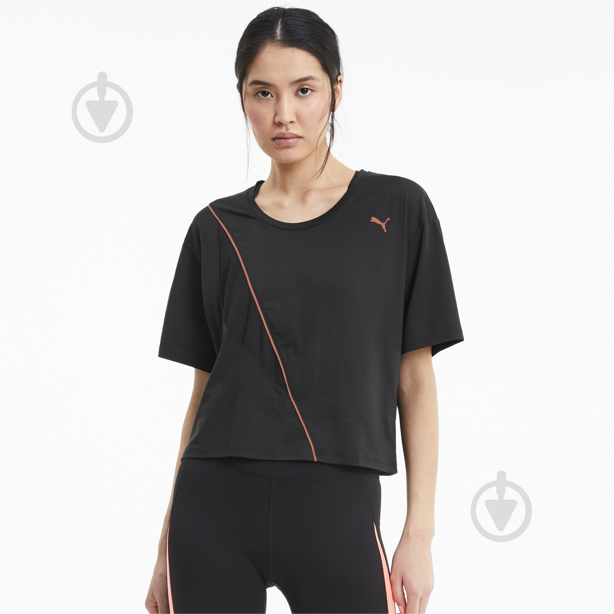 Футболка Puma Train Pearl Tee 51955901 р.S черный - фото 1
