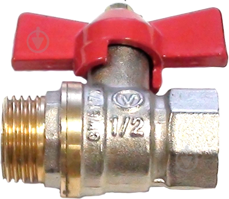 Кран шаровой Valvo DN 15 1/2 бабочка - фото 1 Кран шаровой Valvo DN 15 1/2 бабочка - фото 1