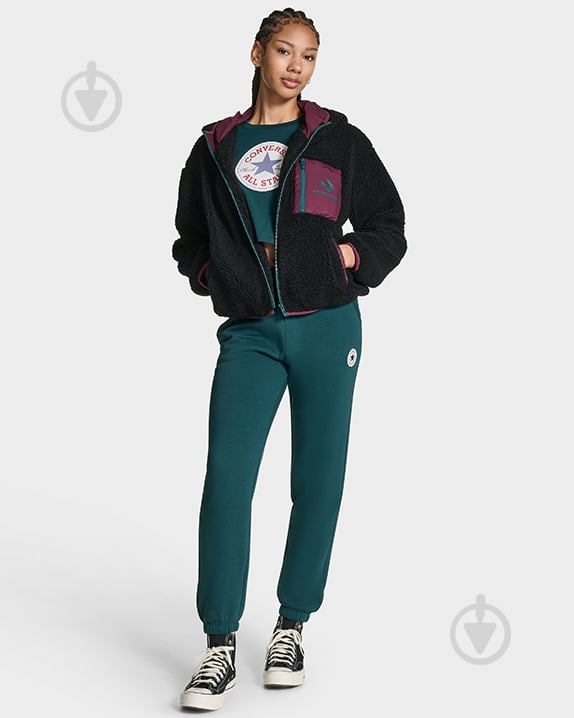 Куртка Converse STAR CHEVRON SHERPA CVW5J006-BLK р.L - фото 4 Куртка Converse STAR CHEVRON SHERPA CVW5J006-BLK р.L - фото 4