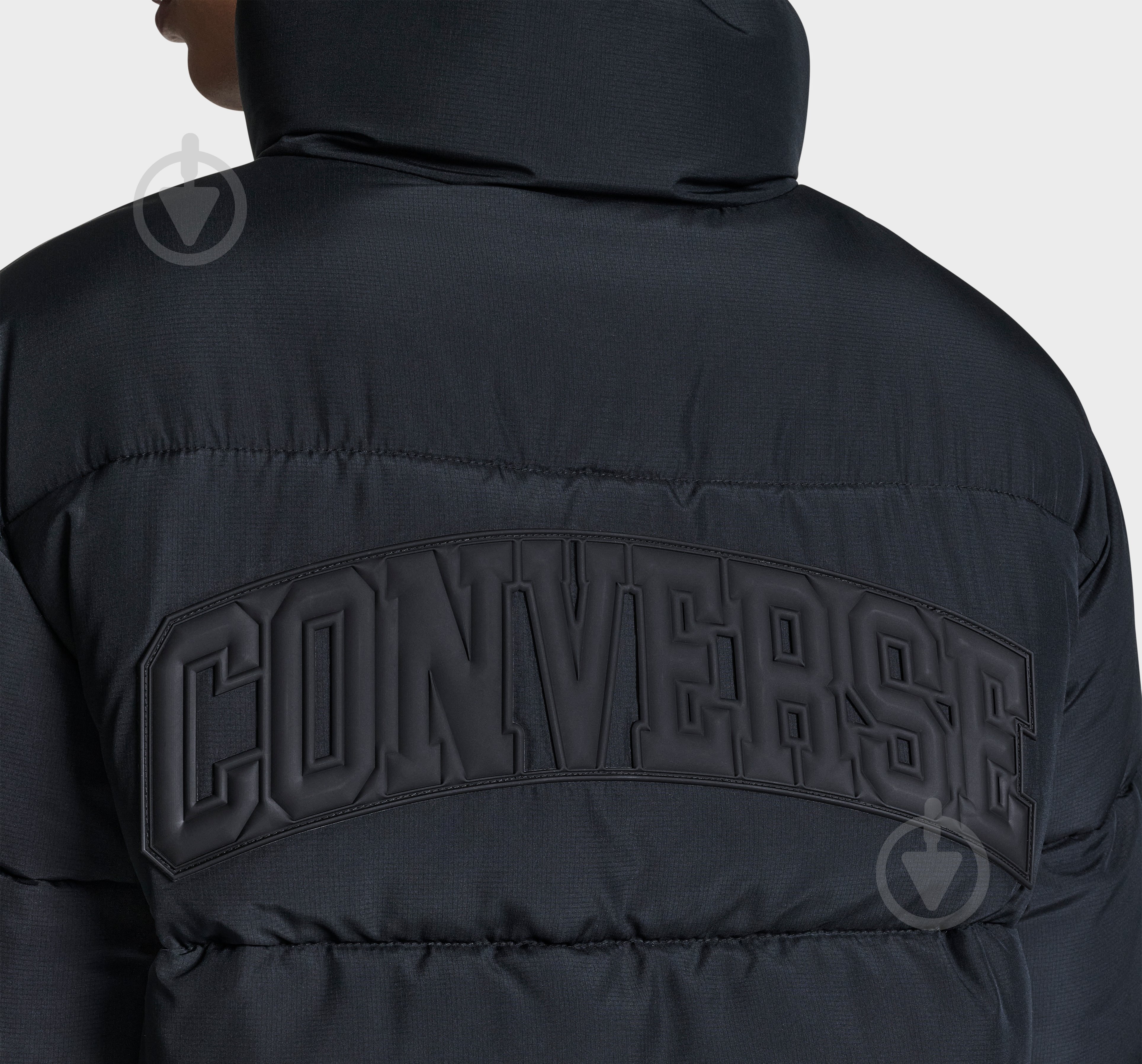 Куртка Converse QUILTED PUFFER JACKE CVW5J002-BLK р.M - фото 4