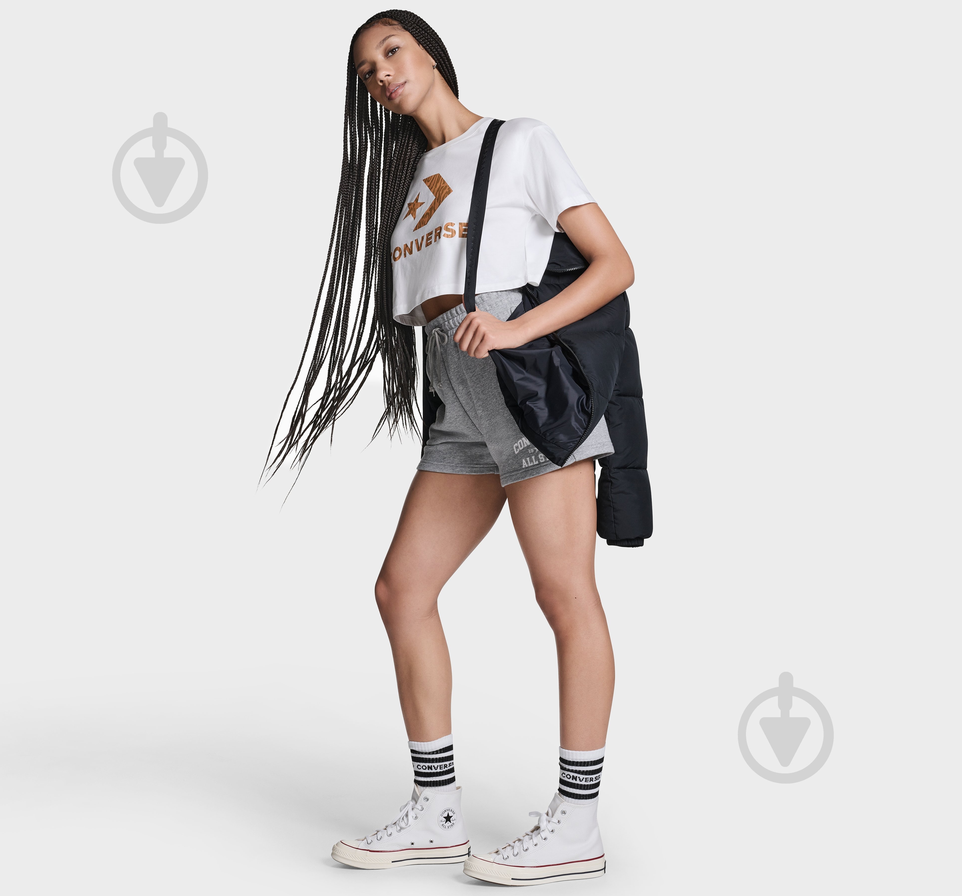 Куртка Converse QUILTED PUFFER JACKE CVW5J002-BLK р.XL - фото 6