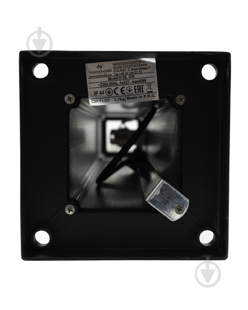 Стовп Nowodvorski Oir E27 40 Вт IP44 чорний 9158 - фото 6