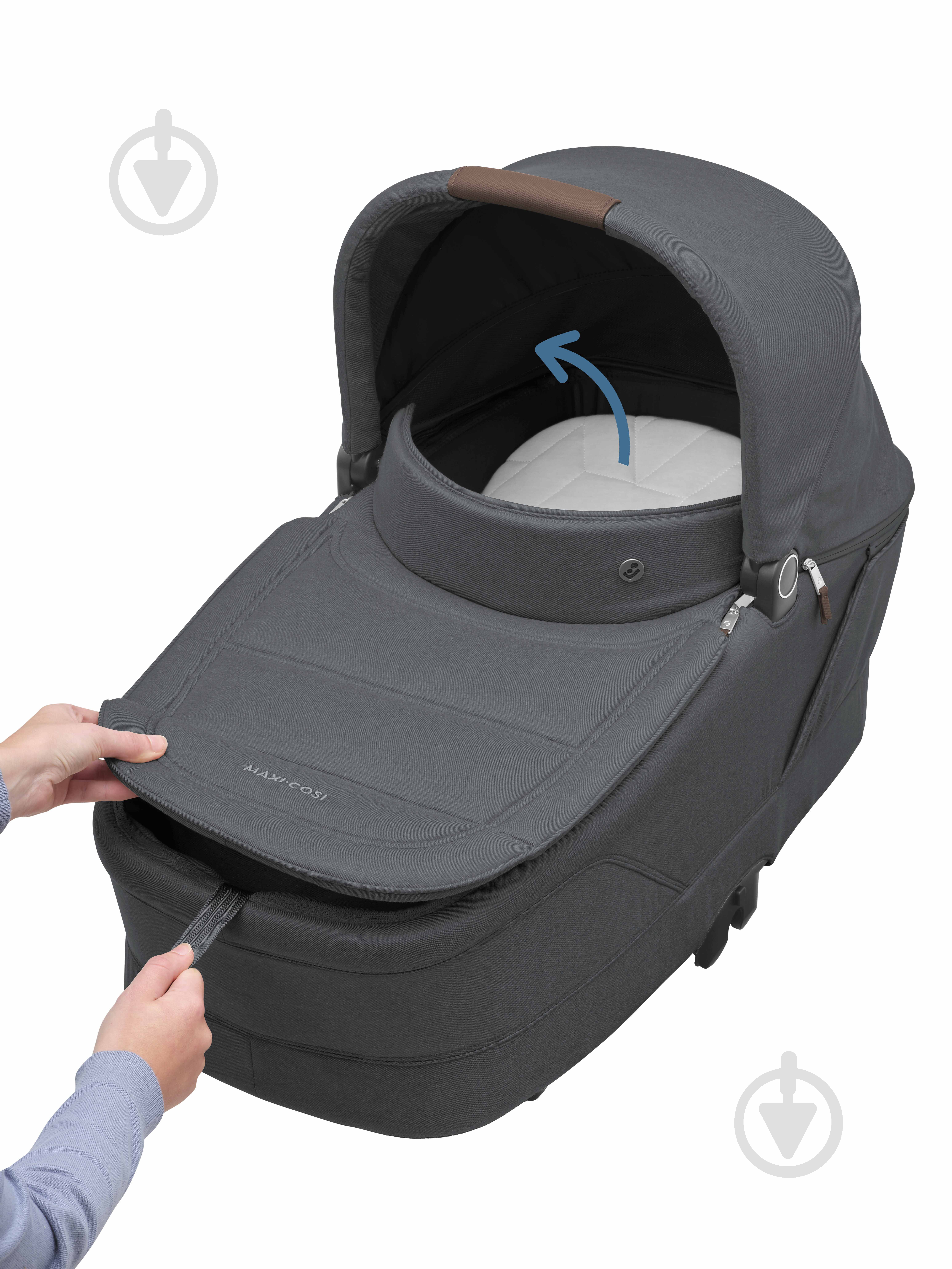 Коляска универсальная 2 в 1 Maxi-Cosi Oxford+ Twillic Graphite - фото 12