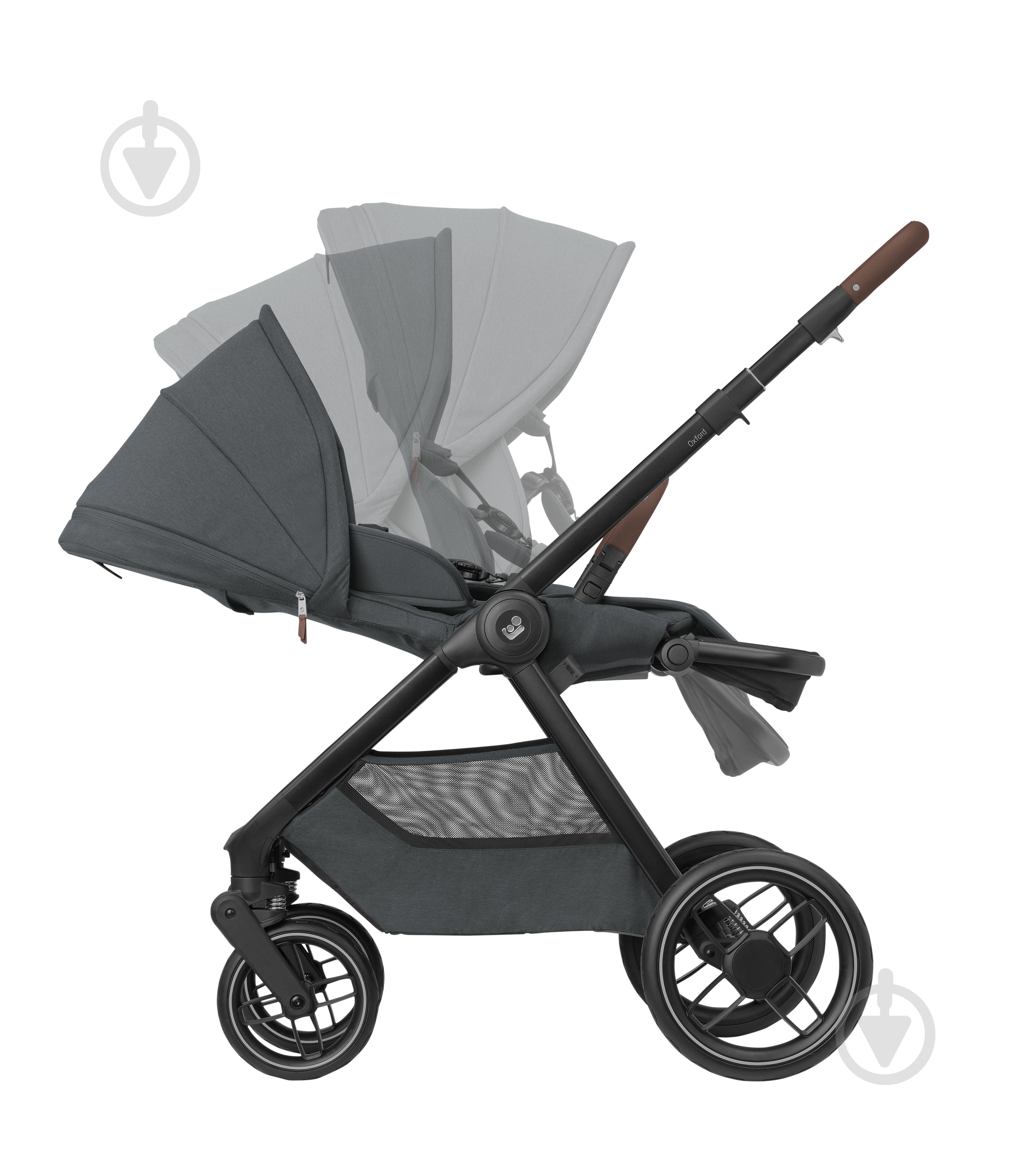 Коляска универсальная 2 в 1 Maxi-Cosi Oxford+ Twillic Graphite - фото 11