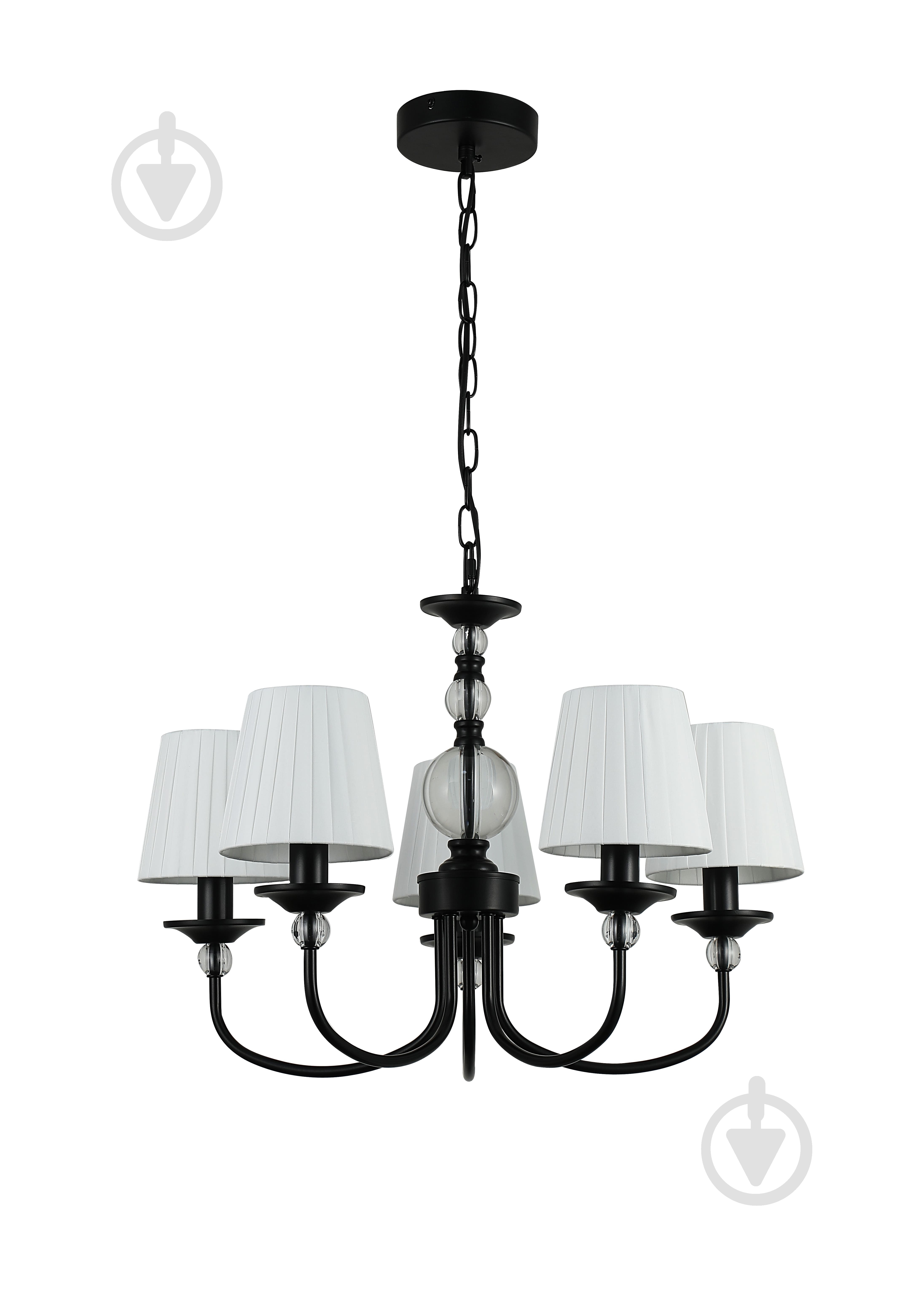 Люстра Sensio Ignara 5x40 Вт E14 черный LS-74866/5B-40W - фото 2