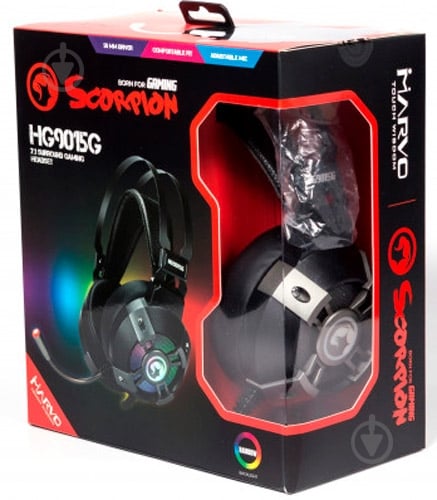 Гарнітура Marvo black (HG9015G) - фото 4