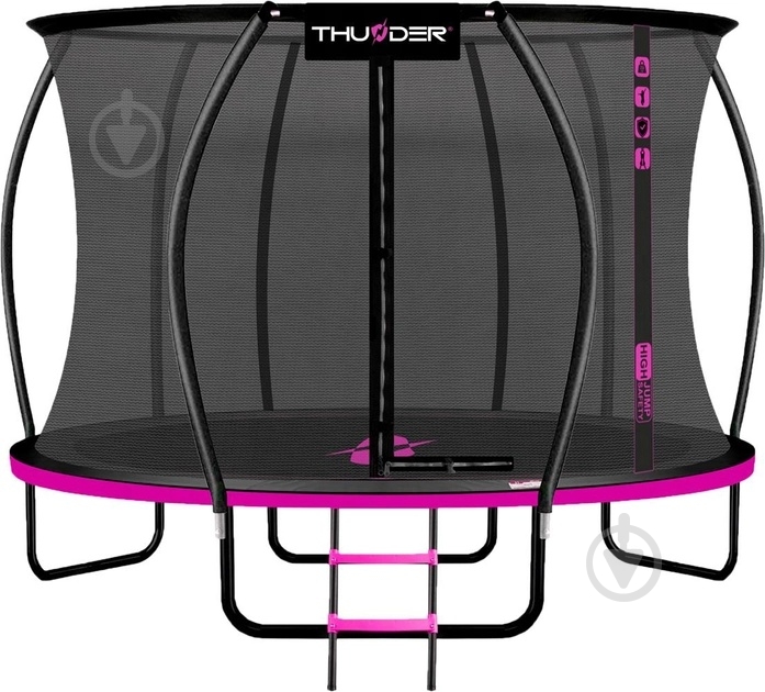 Батут с сеткой и лесенкой Thunder INSIDE-ULTRA-12FT PINK - фото 1 Батут с сеткой и лесенкой Thunder INSIDE-ULTRA-12FT PINK - фото 1