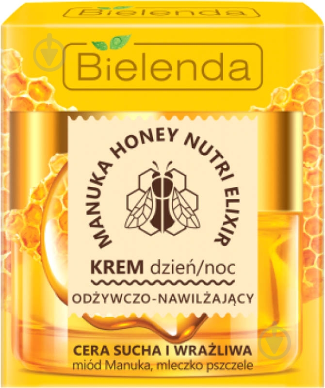Крем день-ніч Bielenda Manuka Honey manuka honey nutri elixir 50 мл - фото 1