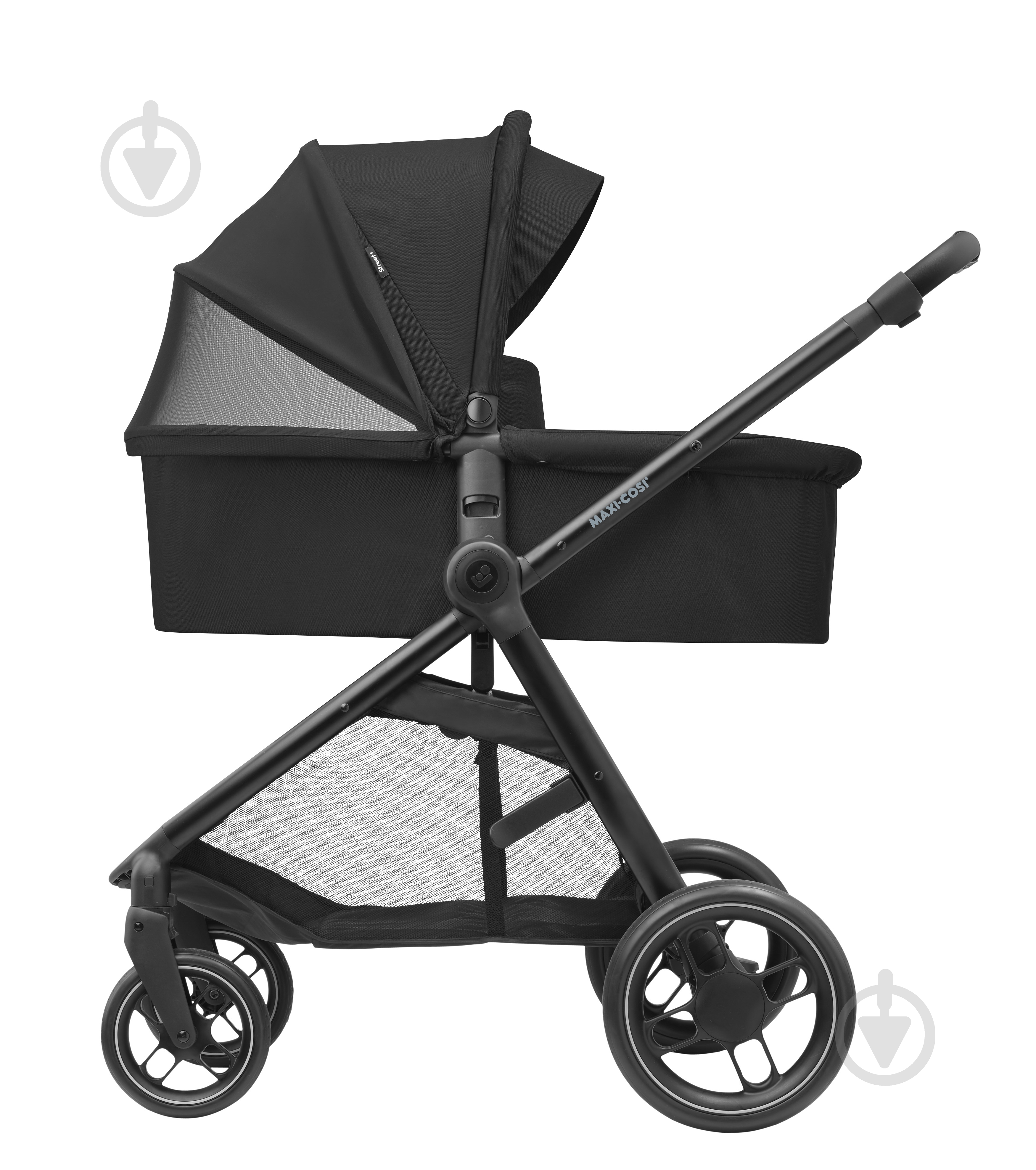 Коляска универсальная 2 в 1 Maxi-Cosi Street Plus Essential Black - фото 9