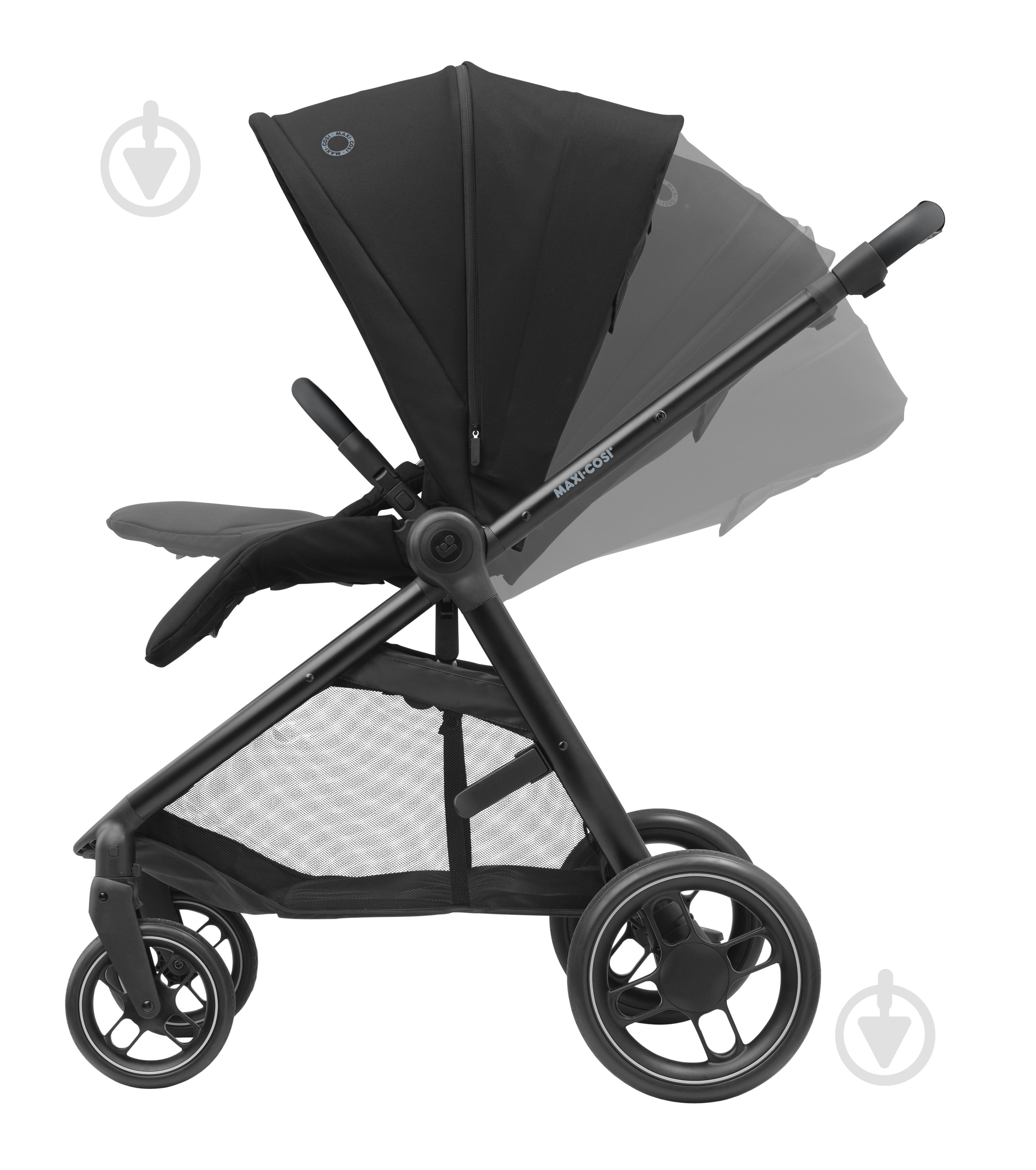 Коляска универсальная 2 в 1 Maxi-Cosi Street Plus Essential Black - фото 6