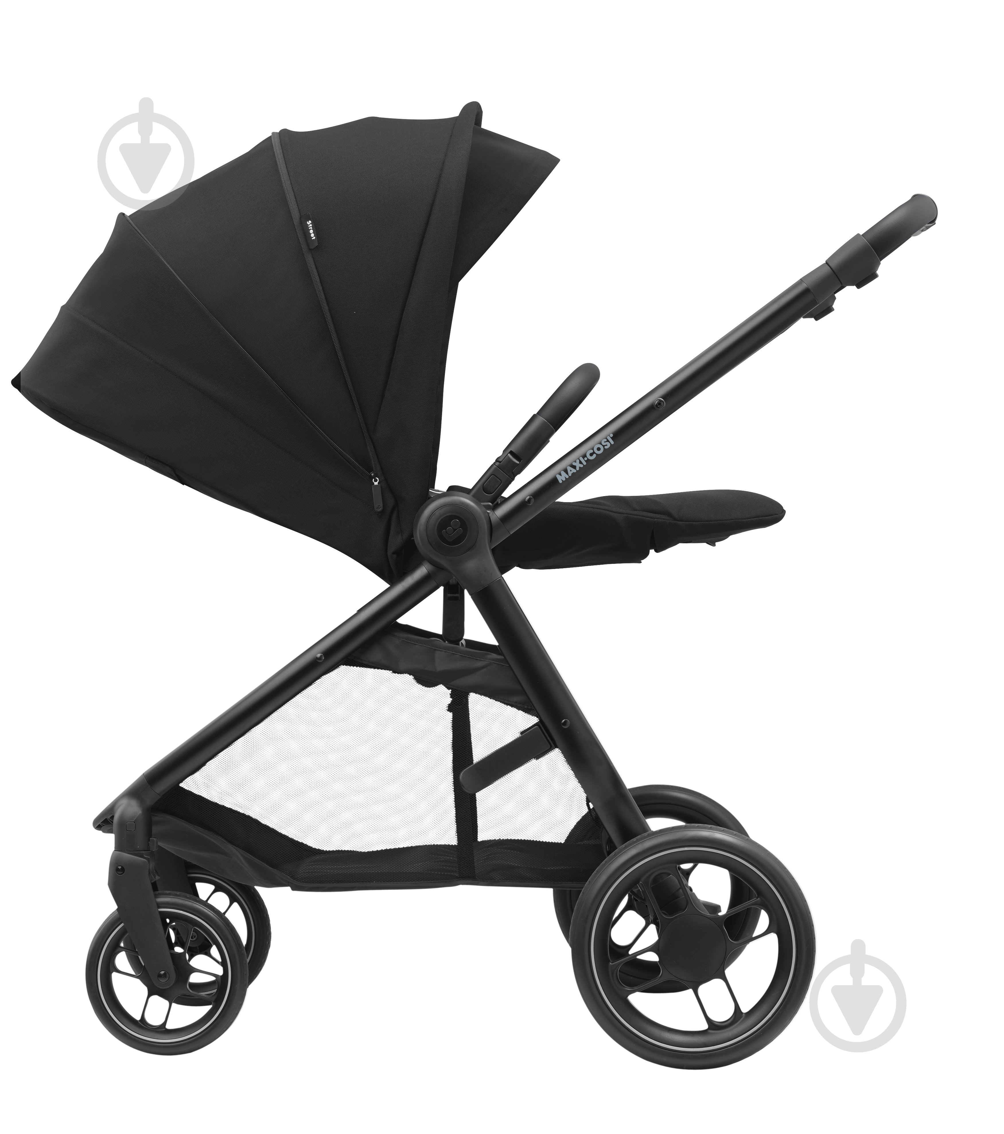 Коляска универсальная 2 в 1 Maxi-Cosi Street Plus Essential Black - фото 12