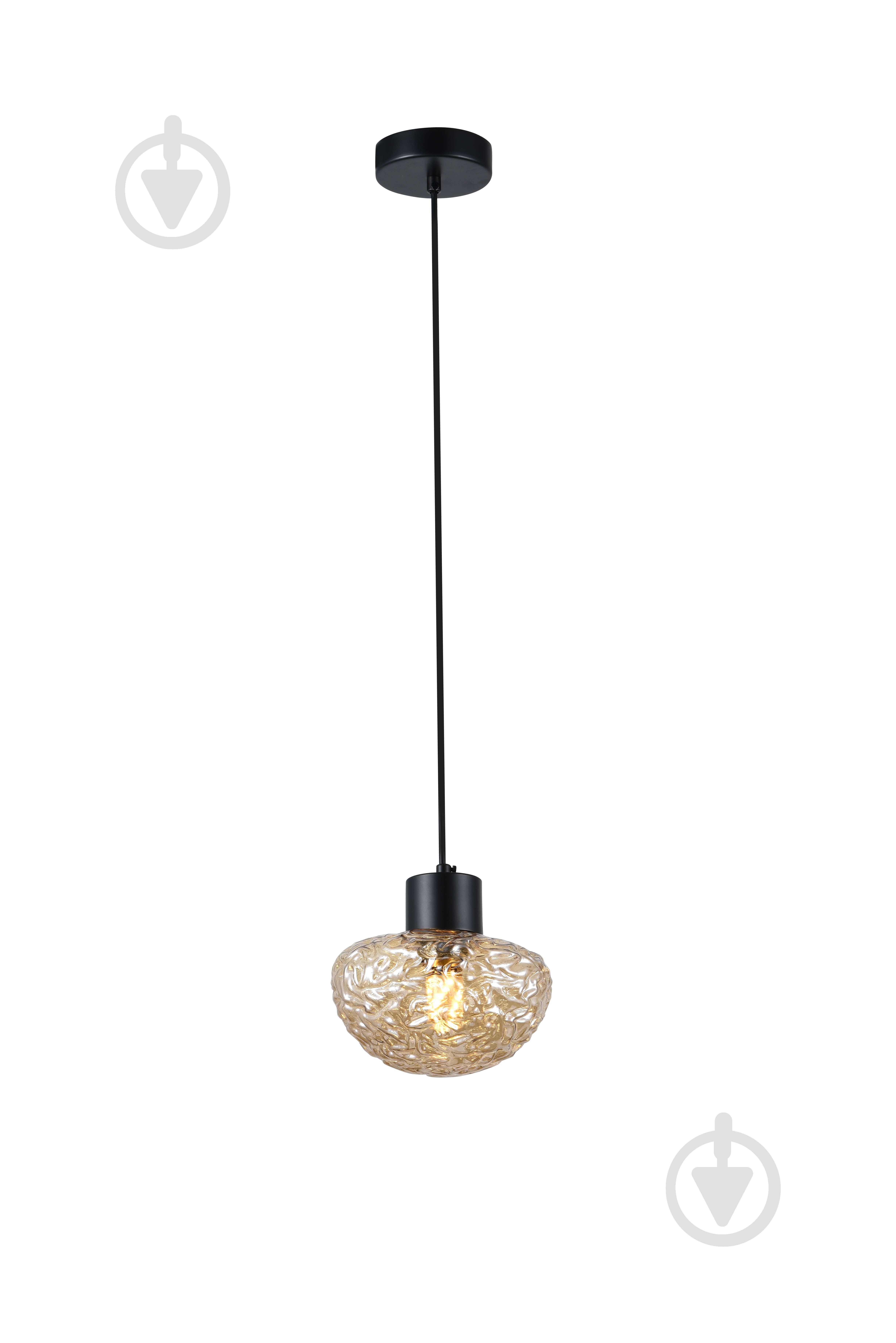 Подвес Sensio Elystrum 1x40 Вт /E27 черный LS-07802/1PB-40W - фото 1