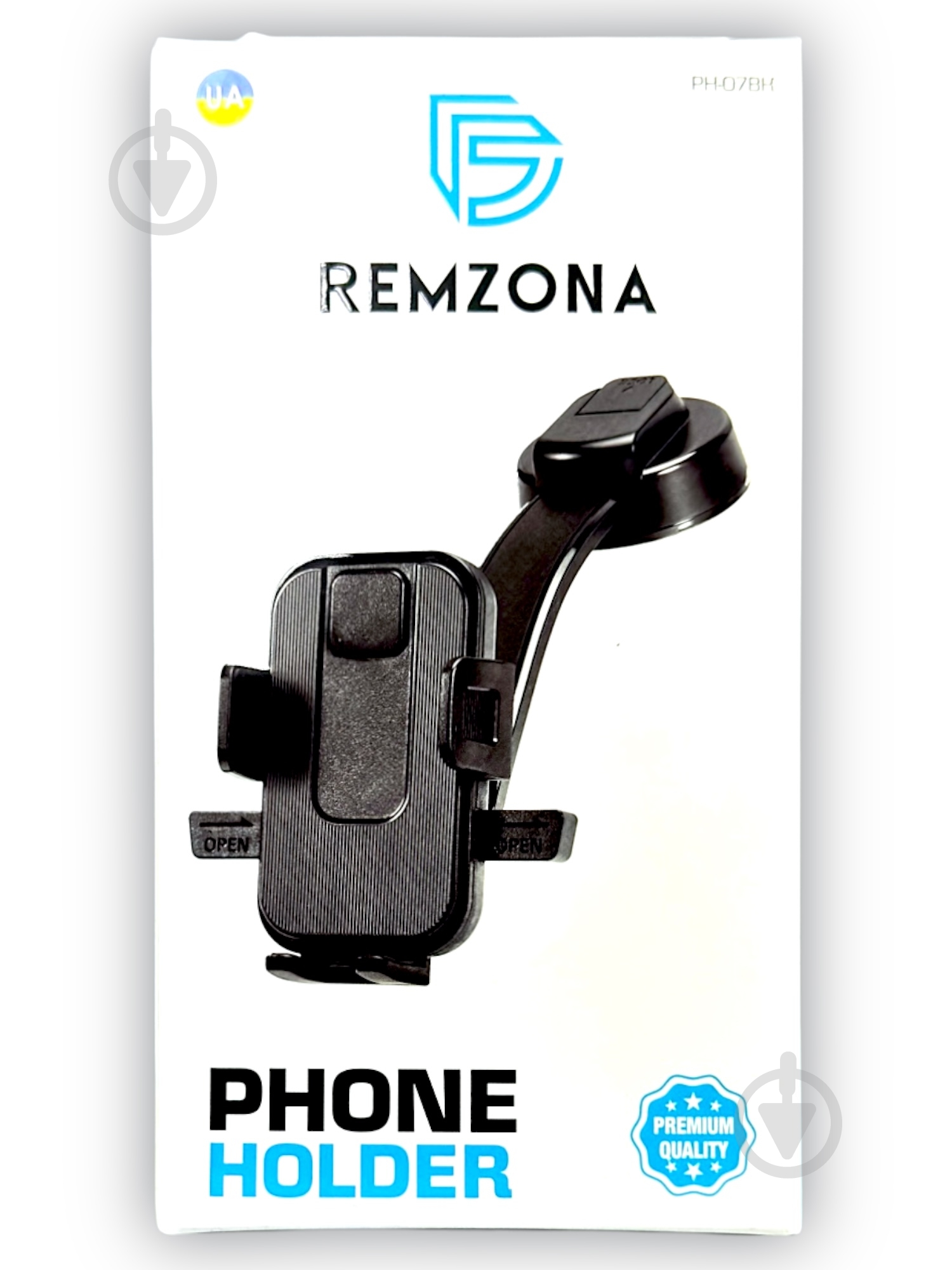 Держатель для смартфона PH-07BK Remzona [019] Black - фото 7