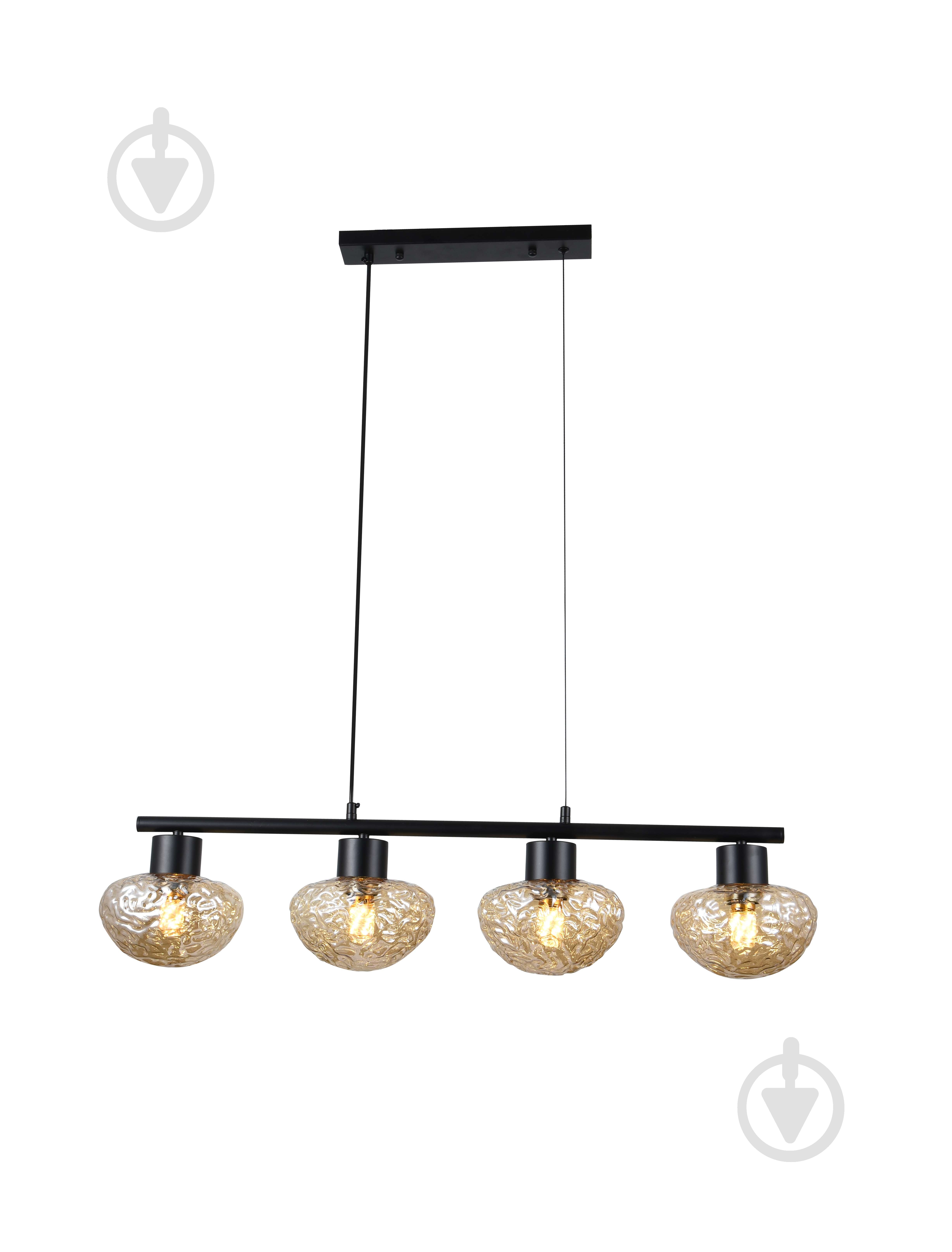 Подвес Sensio Elystrum 4x40 Вт /E27 черный LS-07803/4LB-40W - фото 1 Подвес Sensio Elystrum 4x40 Вт /E27 черный LS-07803/4LB-40W - фото 1