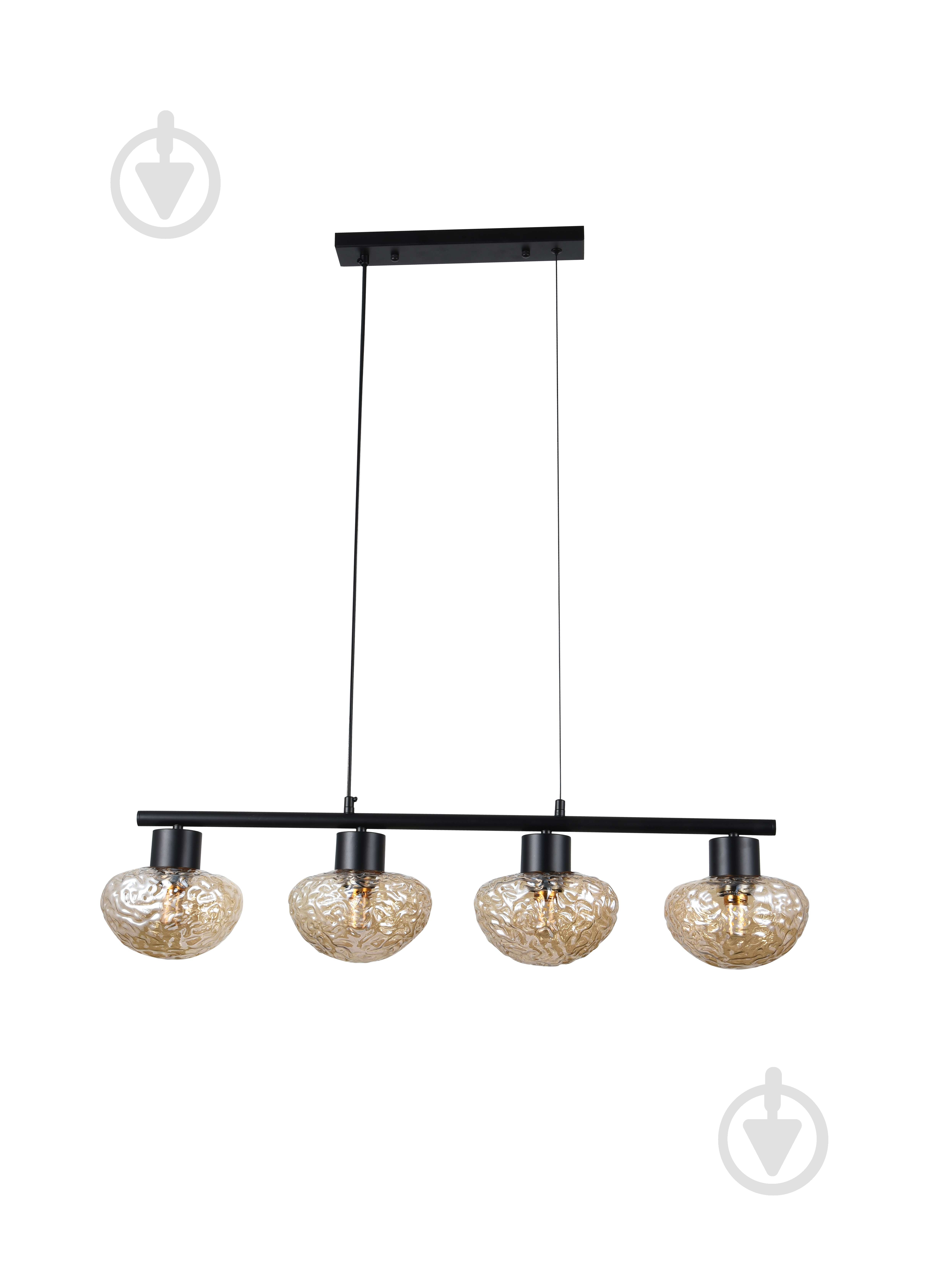 Подвес Sensio Elystrum 4x40 Вт /E27 черный LS-07803/4LB-40W - фото 2 Подвес Sensio Elystrum 4x40 Вт /E27 черный LS-07803/4LB-40W - фото 2