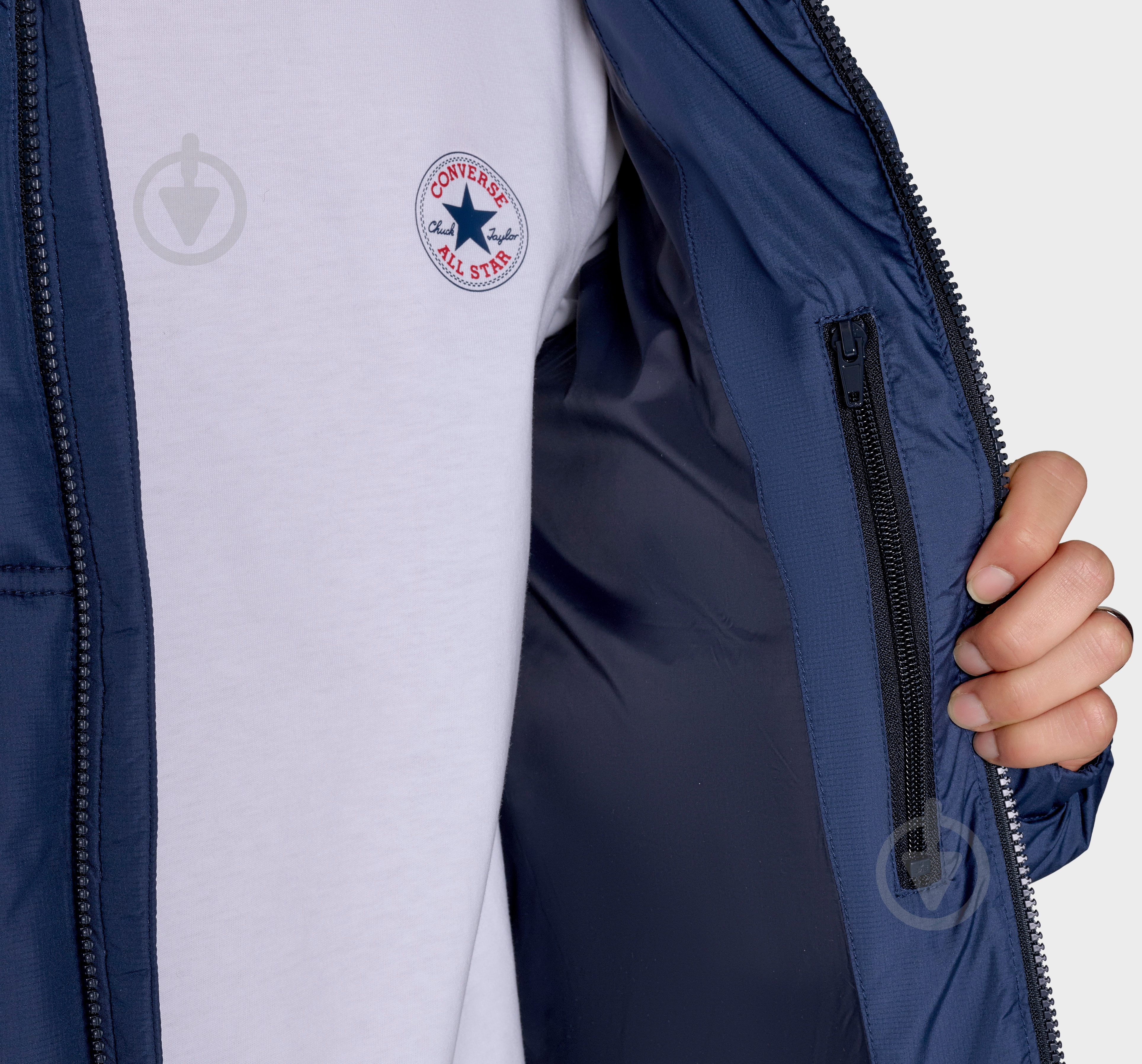 Куртка Converse Converse Navy CVM5J033-NVY р.S - фото 6 Куртка Converse Converse Navy CVM5J033-NVY р.S - фото 6