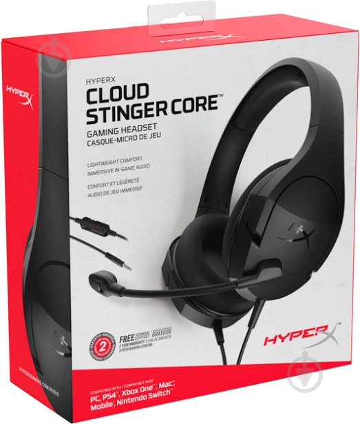 Гарнитура Kingston HyperX Cloud Stinger Core PC black (HX-HSCSC2-BK/WW) - фото 8 Гарнитура Kingston HyperX Cloud Stinger Core PC black (HX-HSCSC2-BK/WW) - фото 8