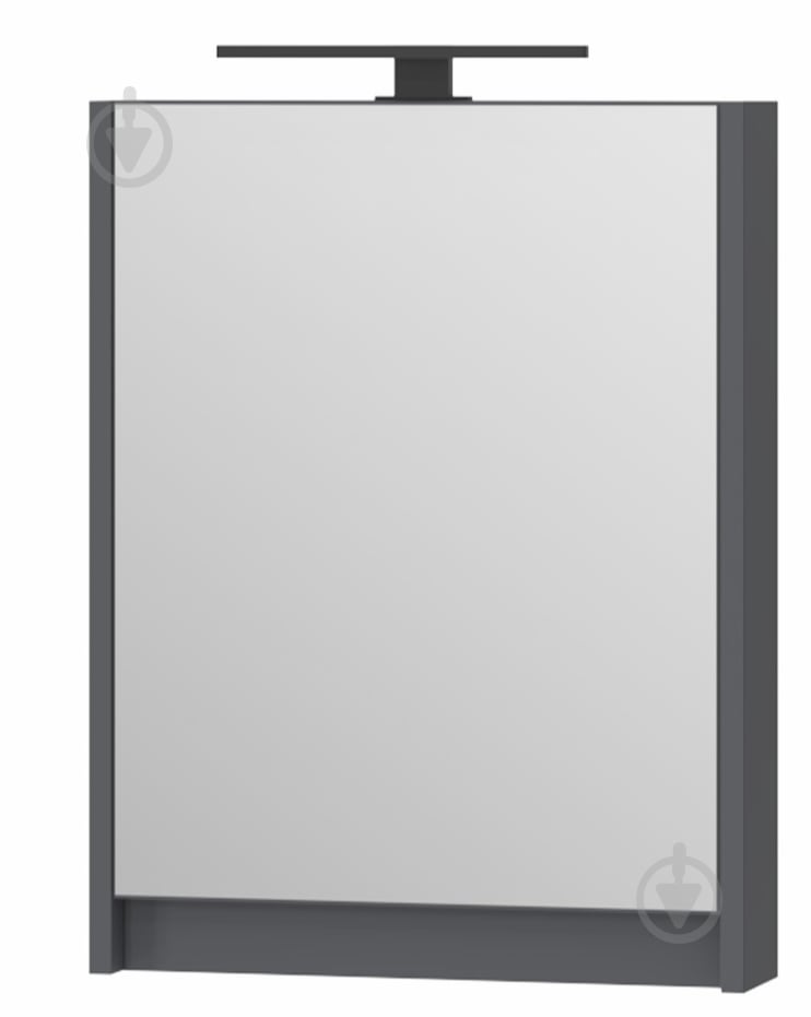 Зеркальный шкаф ЮВЕНТА Leo Leo-50 антрацит - фото 1