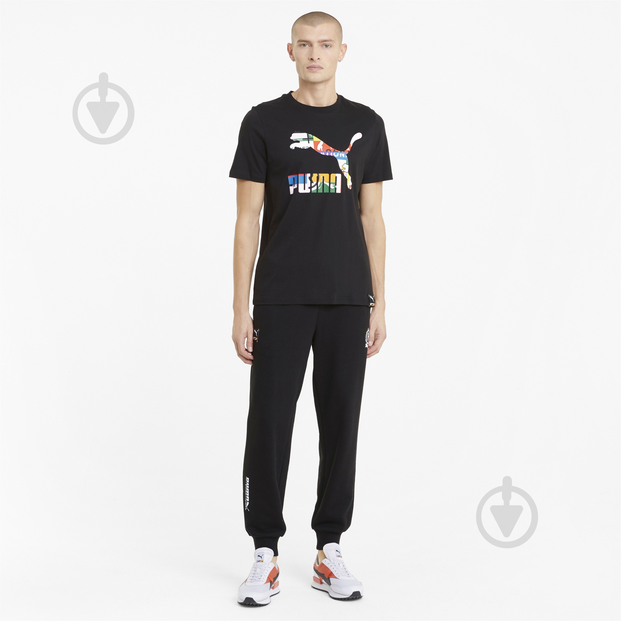 Футболка Puma INTL Tee 59980451 р.S черный - фото 5