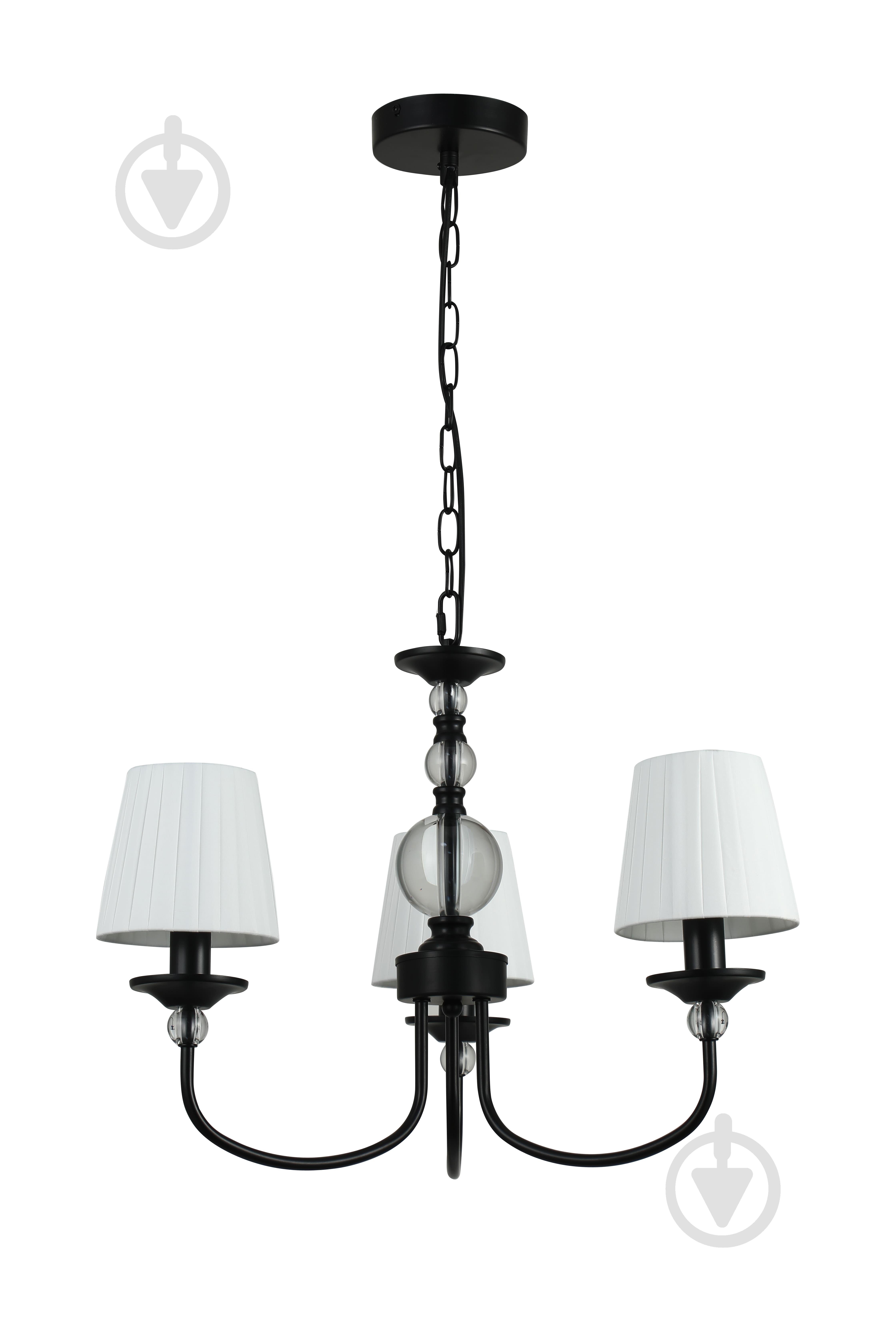 Люстра Sensio Ignara 3x40 Вт E14 черный LS-74866/3B-40W - фото 2