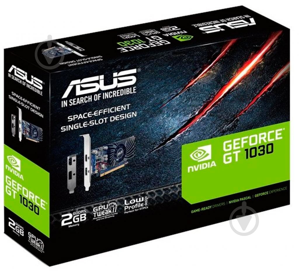 Видеокарта Asus GeForce GT 1030 LP 2GB GDDR5 64bit (GT1030-2G-BRK) - фото 5