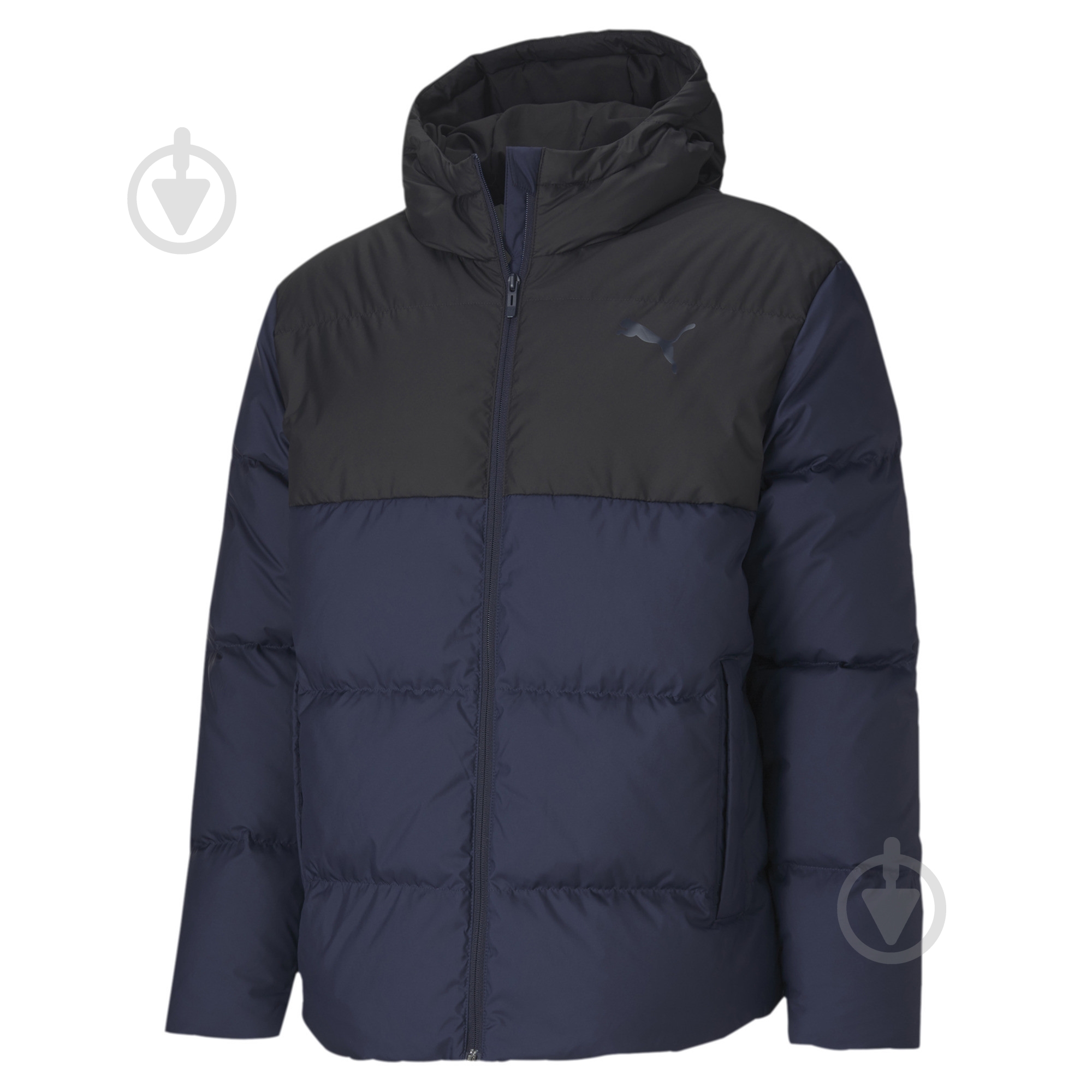 Пуховик Puma ESS+ Down Jacket 58215606 р.S темно-синій - фото 2 Пуховик Puma ESS+ Down Jacket 58215606 р.S темно-синій - фото 2