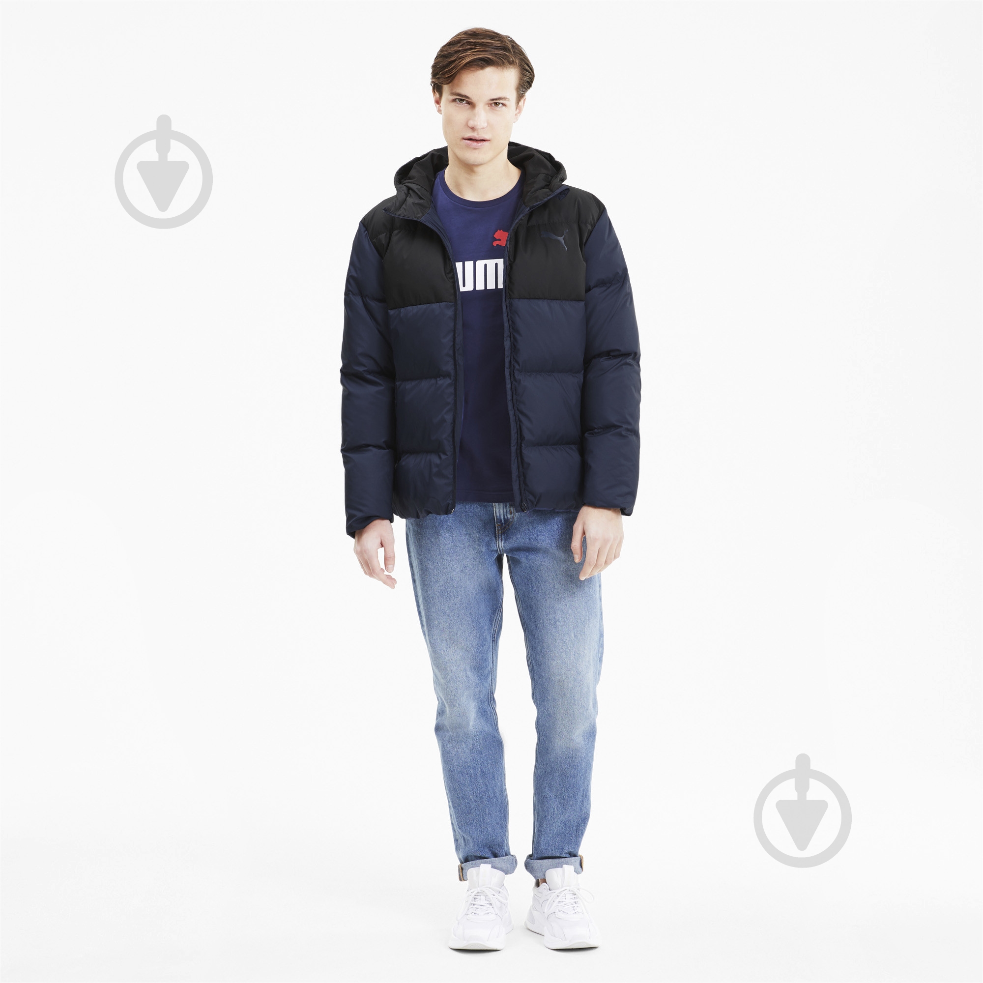 Пуховик Puma ESS+ Down Jacket 58215606 р.S темно-синій - фото 5 Пуховик Puma ESS+ Down Jacket 58215606 р.S темно-синій - фото 5