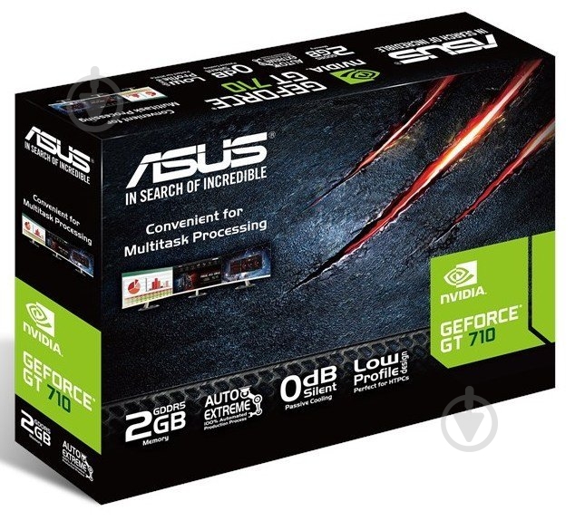 Відеокарта Asus Geforce GT 710 Silent 2GB GDDR5 32bit (GT710-SL-2GD5-BRK) - фото 5