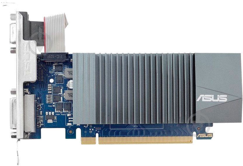Відеокарта Asus Geforce GT 710 Silent 2GB GDDR5 32bit (GT710-SL-2GD5-BRK) - фото 1