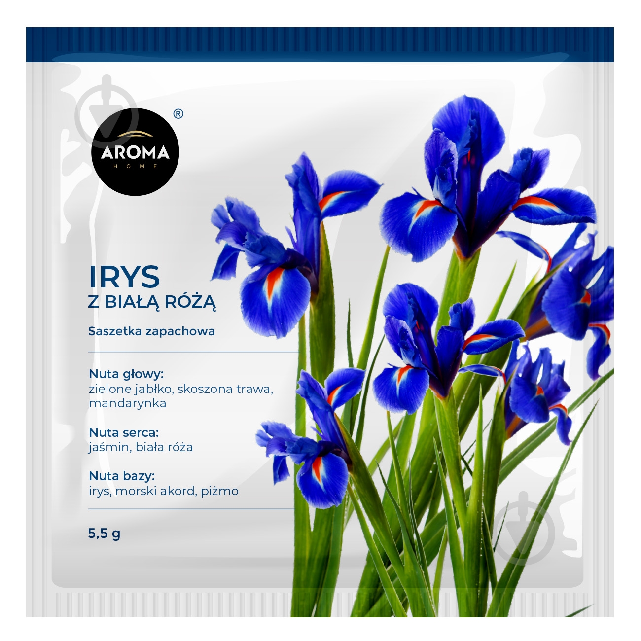 Ароматическое саше Aroma Home Ирис с белой розой Basic белый - фото 1