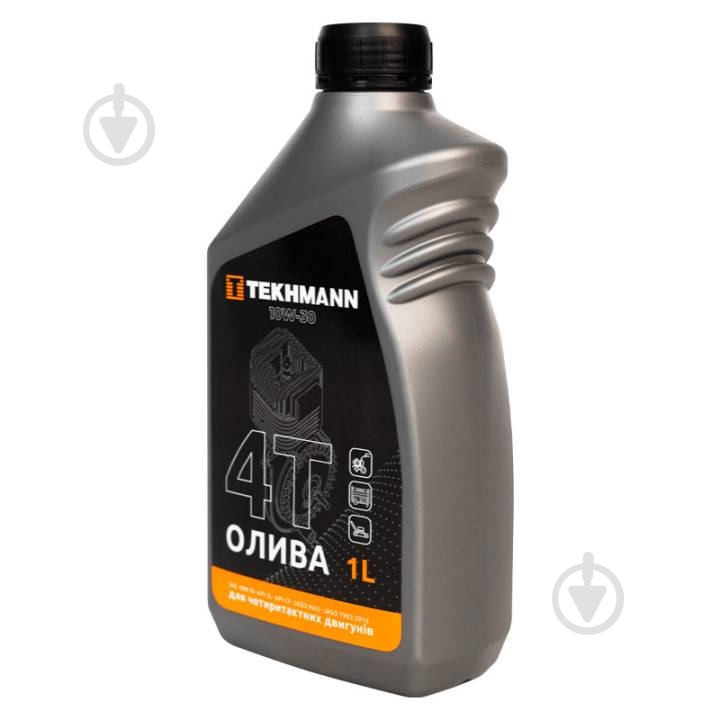 Масло для садовой техники Tekhmann 4Т API SL SAE10W-30 1 л - фото 1