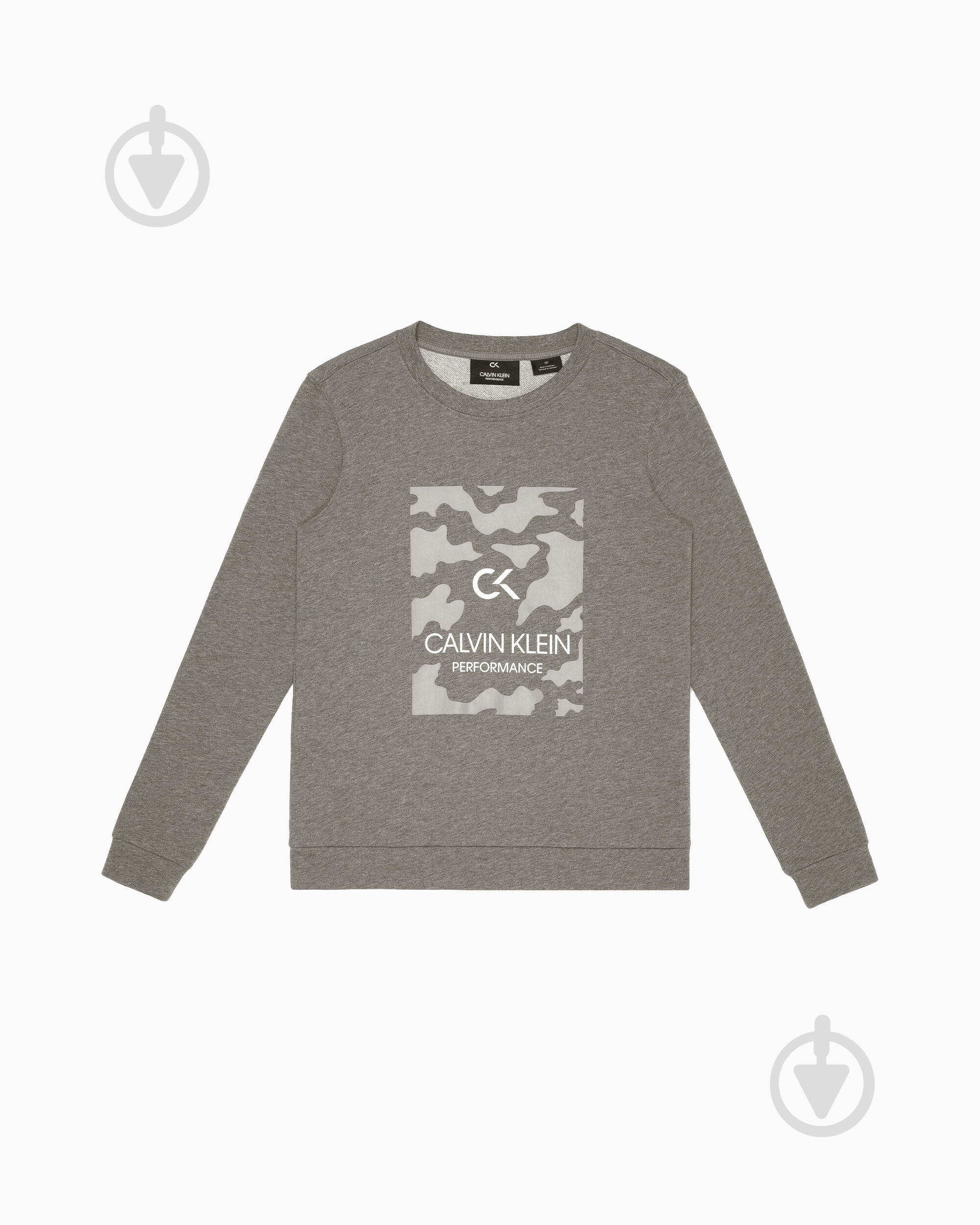 Свитшот Calvin Klein Performance BILLBOARD PULLOVER 00GWF9W315-979 р. L серый - фото 1