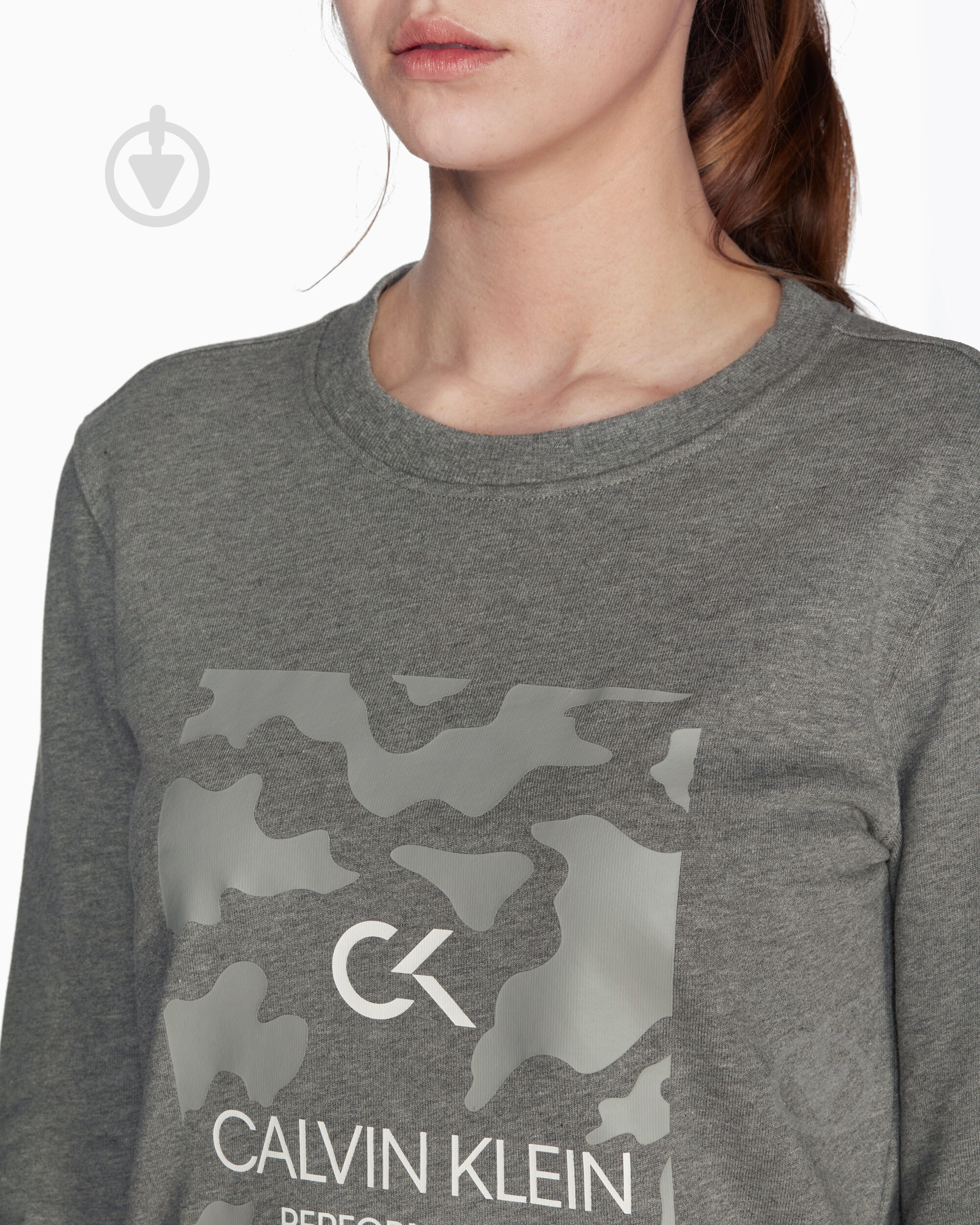 Свитшот Calvin Klein Performance BILLBOARD PULLOVER 00GWF9W315-979 р. L серый - фото 4