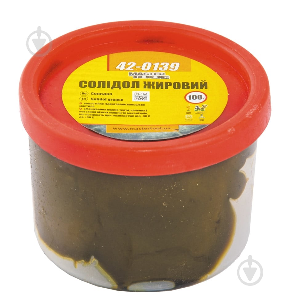 Солидол жировой 100 г MasterTool 42-0139 - фото 1