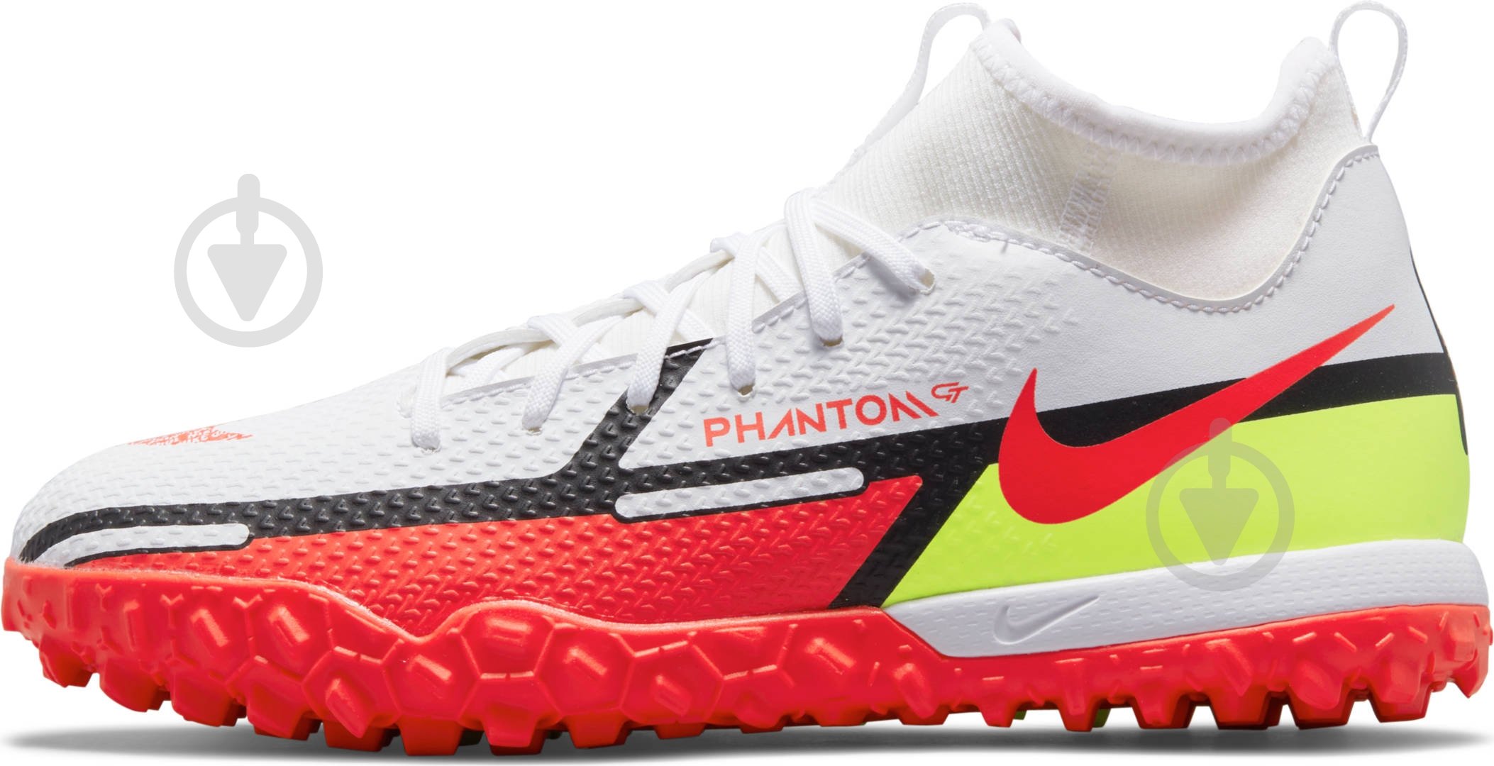 Сороконожки Nike Jr. Phantom GT2 Academy Dynamic Fit TF DC0818-167 р.35 белый - фото 3 Сороконожки Nike Jr. Phantom GT2 Academy Dynamic Fit TF DC0818-167 р.35 белый - фото 3