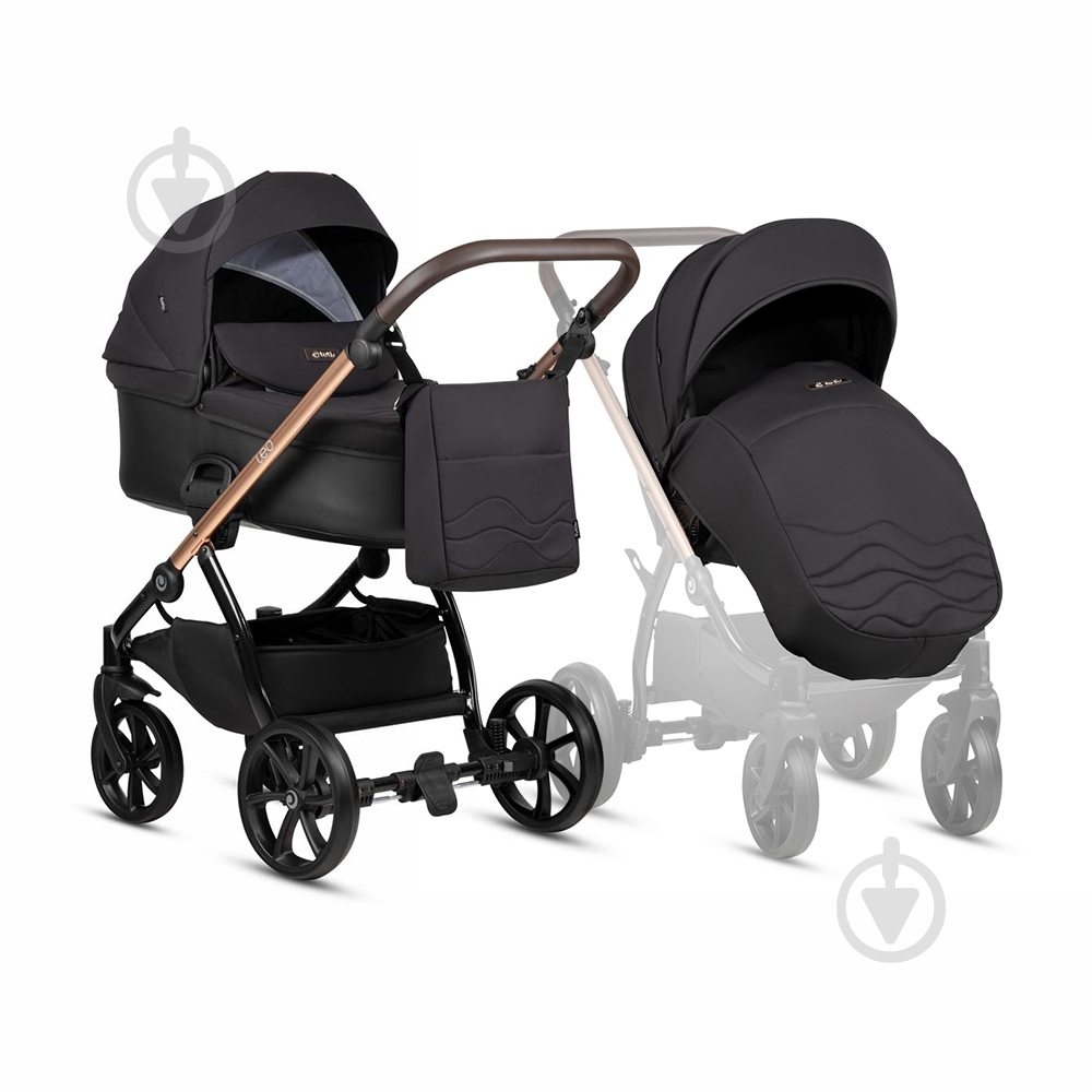 Коляска универсальная TUTIS Leo+ Black (1222201) - фото 2