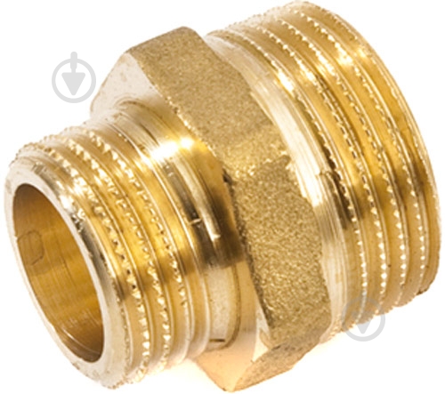 Ниппель редукционный НН General Fittings НР-НР 1"x3/4" латунь GF - фото 1 Ниппель редукционный НН General Fittings НР-НР 1"x3/4" латунь GF - фото 1