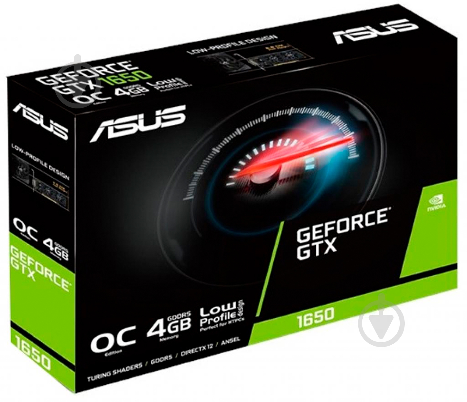 Видеокарта Asus GeForce GTX 1650 4GB GDDR5 128bit (GTX1650-O4G-LP-BRK) - фото 9 Видеокарта Asus GeForce GTX 1650 4GB GDDR5 128bit (GTX1650-O4G-LP-BRK) - фото 9