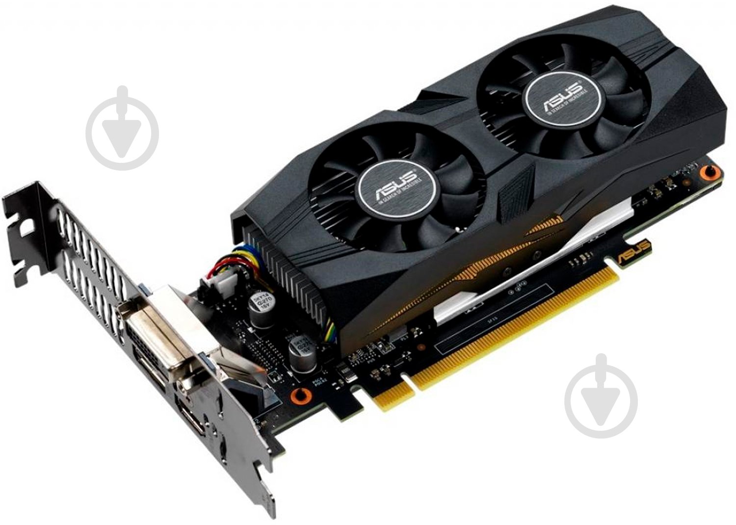 Видеокарта Asus GeForce GTX 1650 4GB GDDR5 128bit (GTX1650-O4G-LP-BRK) - фото 1 Видеокарта Asus GeForce GTX 1650 4GB GDDR5 128bit (GTX1650-O4G-LP-BRK) - фото 1